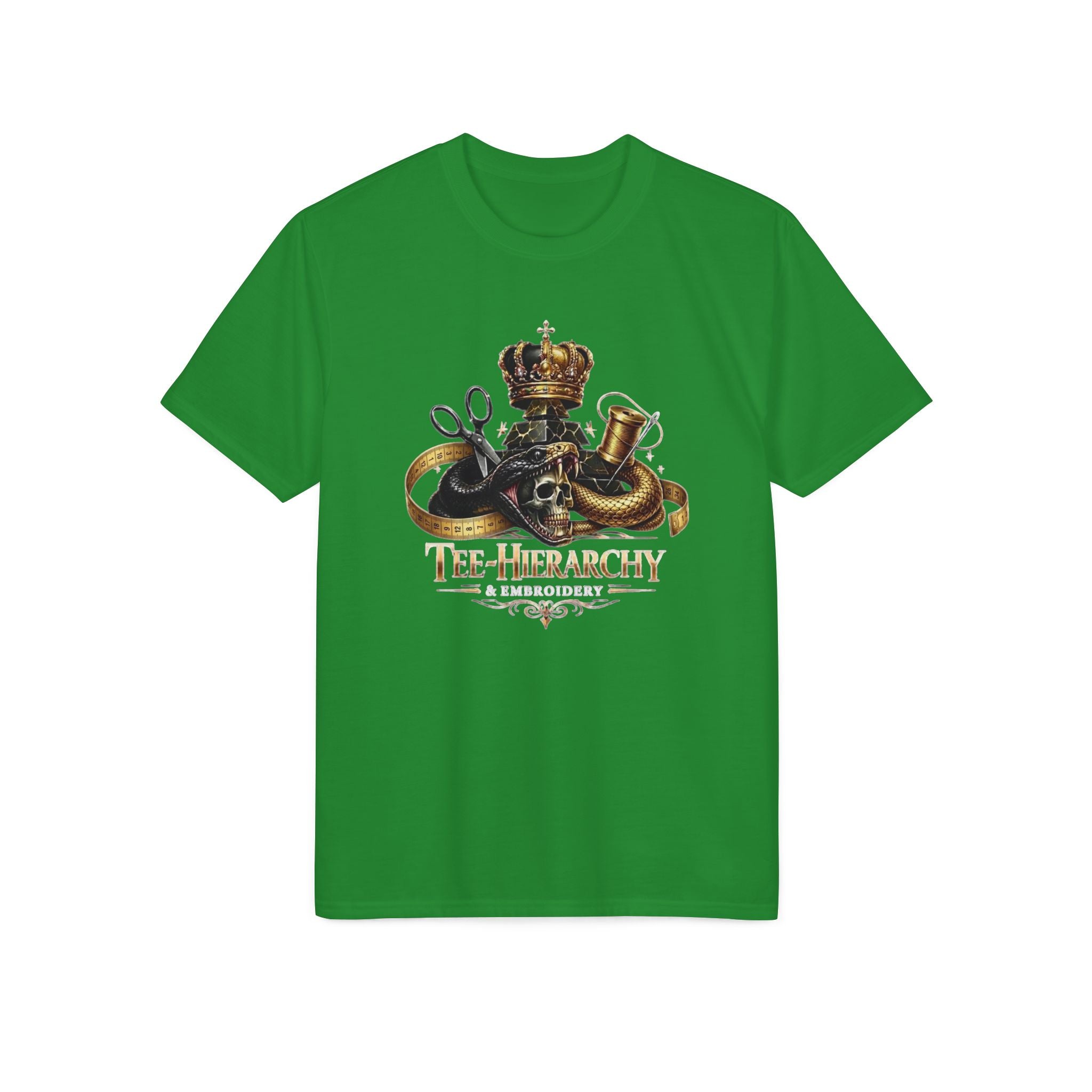 Crowned Octopus Performance T-Shirt – 'Le Triumphant' Nautical Graphic