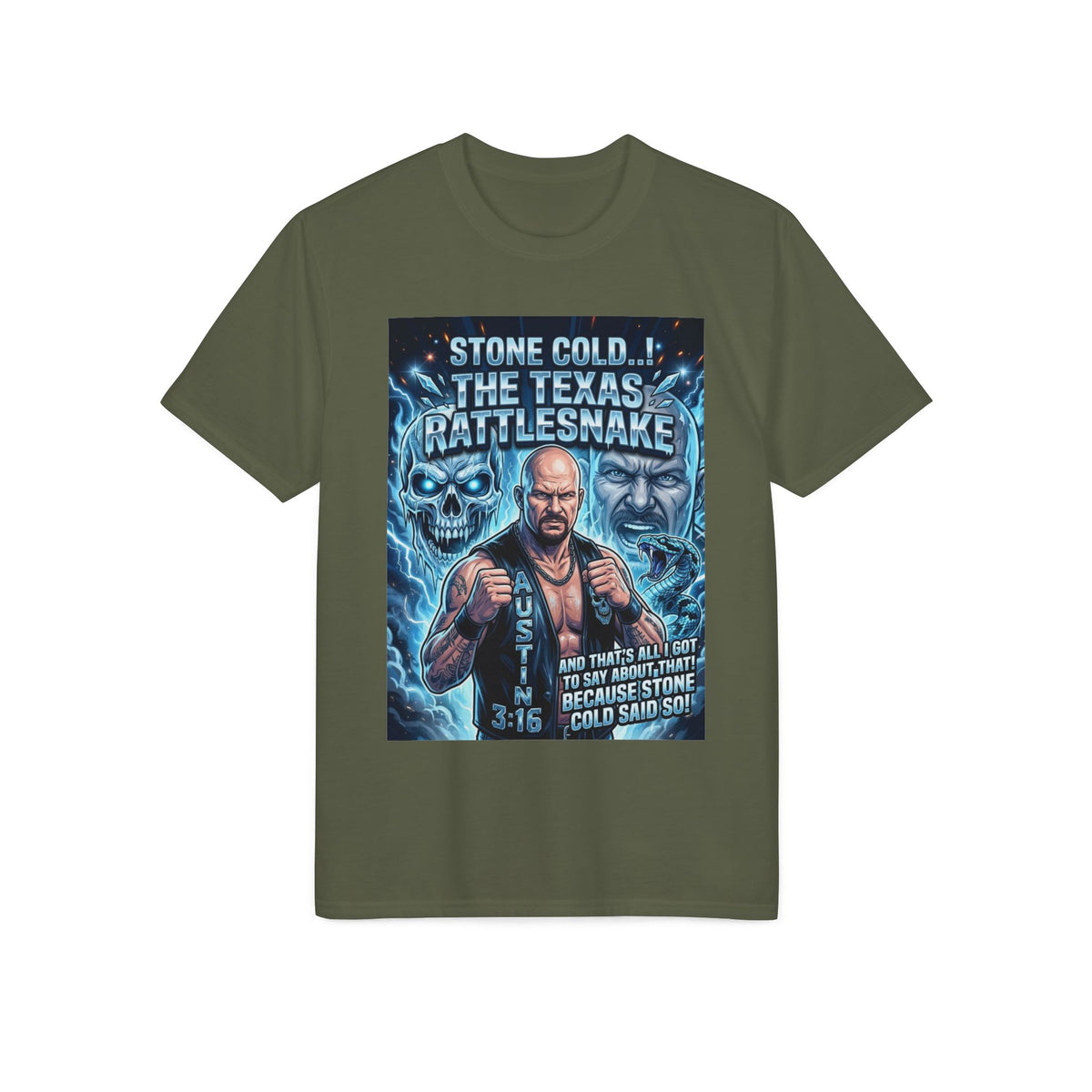 Texas Rattlesnake' Graphic T-Shirt