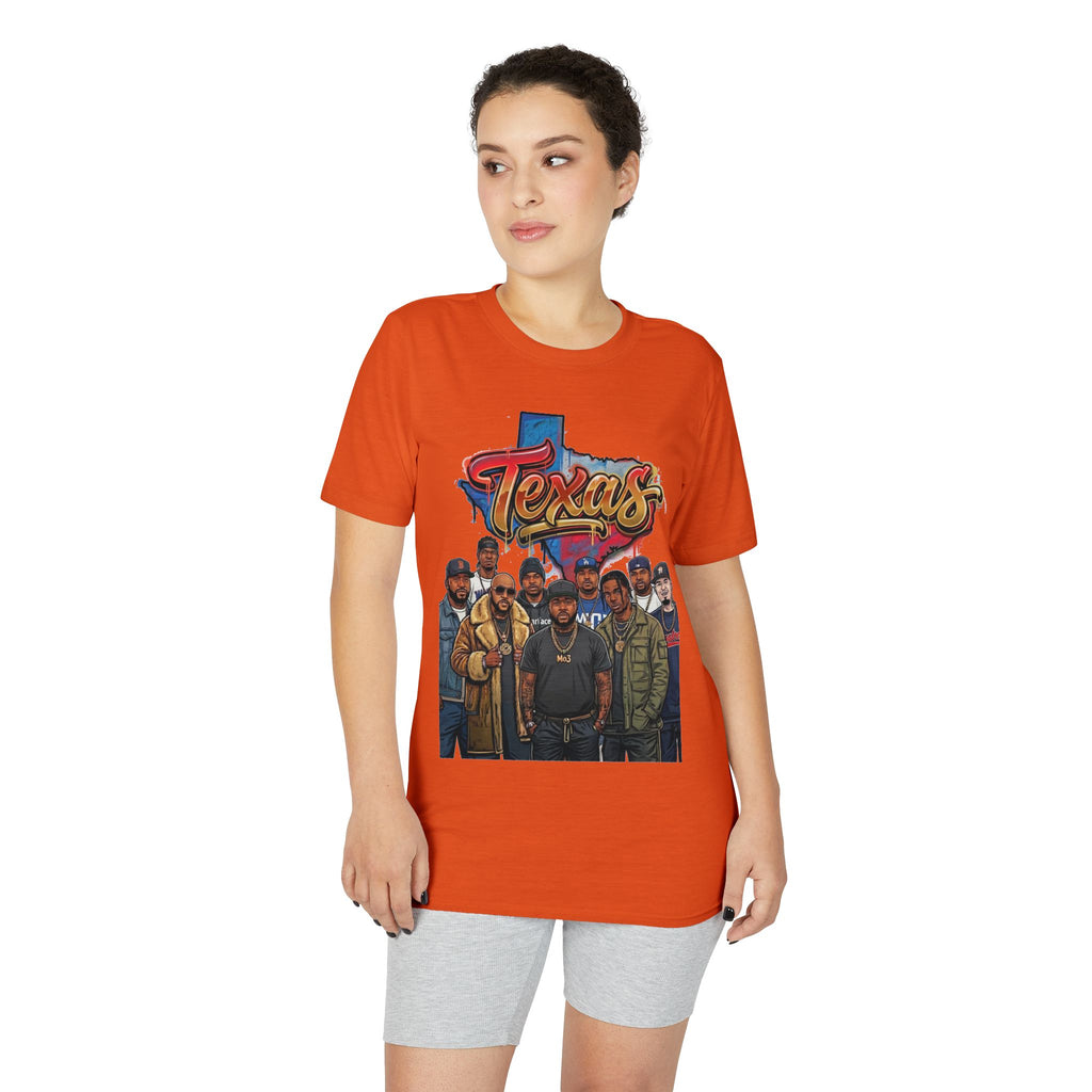 Texas Crew Illustration T-Shirt — Lone Star City Portrait Tee