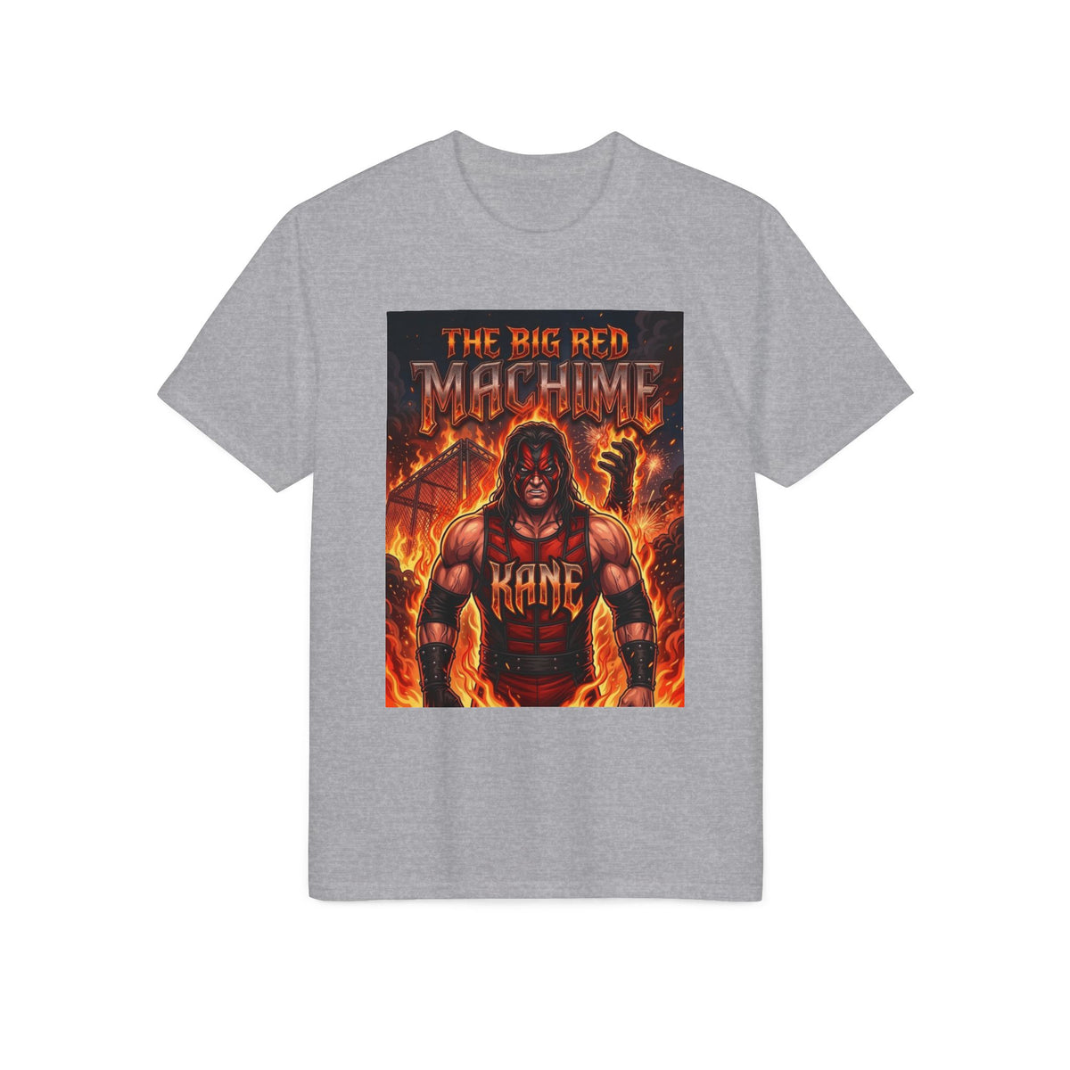 Red Machine" Wrestling Graphic T-Shirt