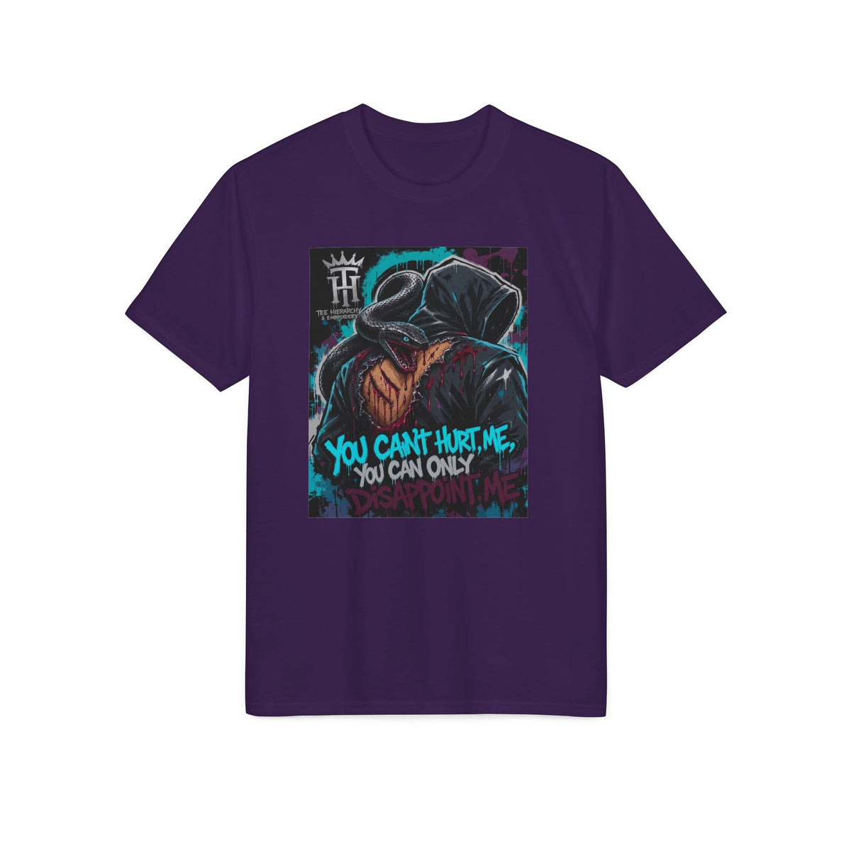 You Can’t Hurt Me Graphic T-Shirt — Hooded Figure Streetwear Tee