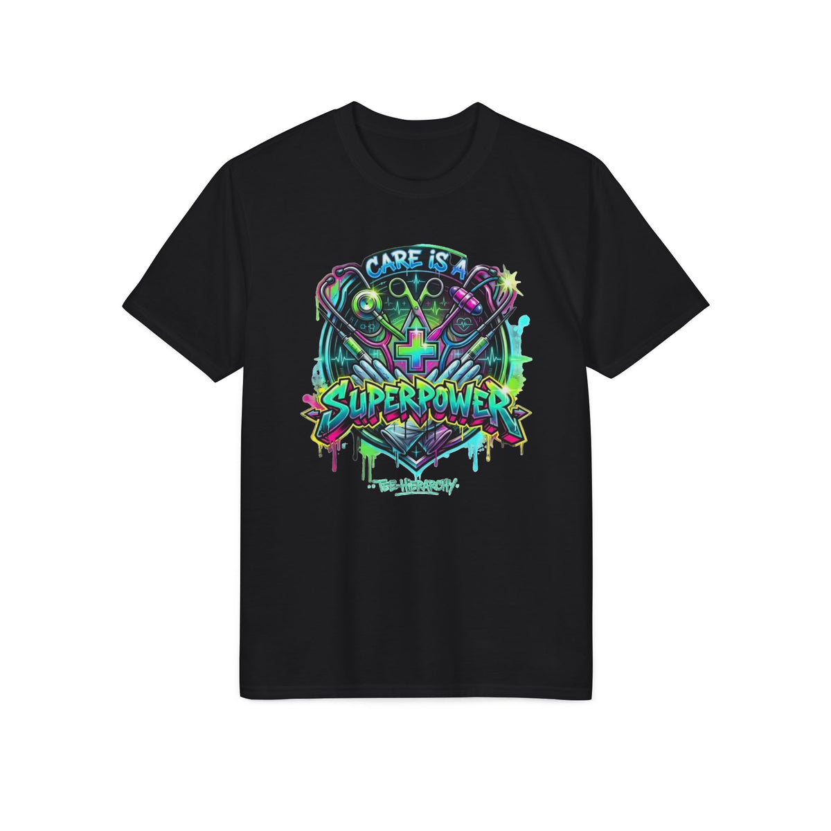 Care Is a Superpower Graphic T-Shirt