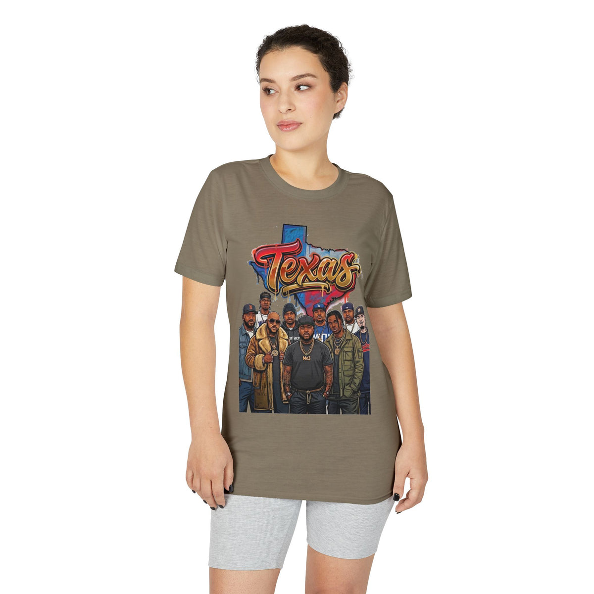 Texas Crew Illustration T-Shirt — Lone Star City Portrait Tee