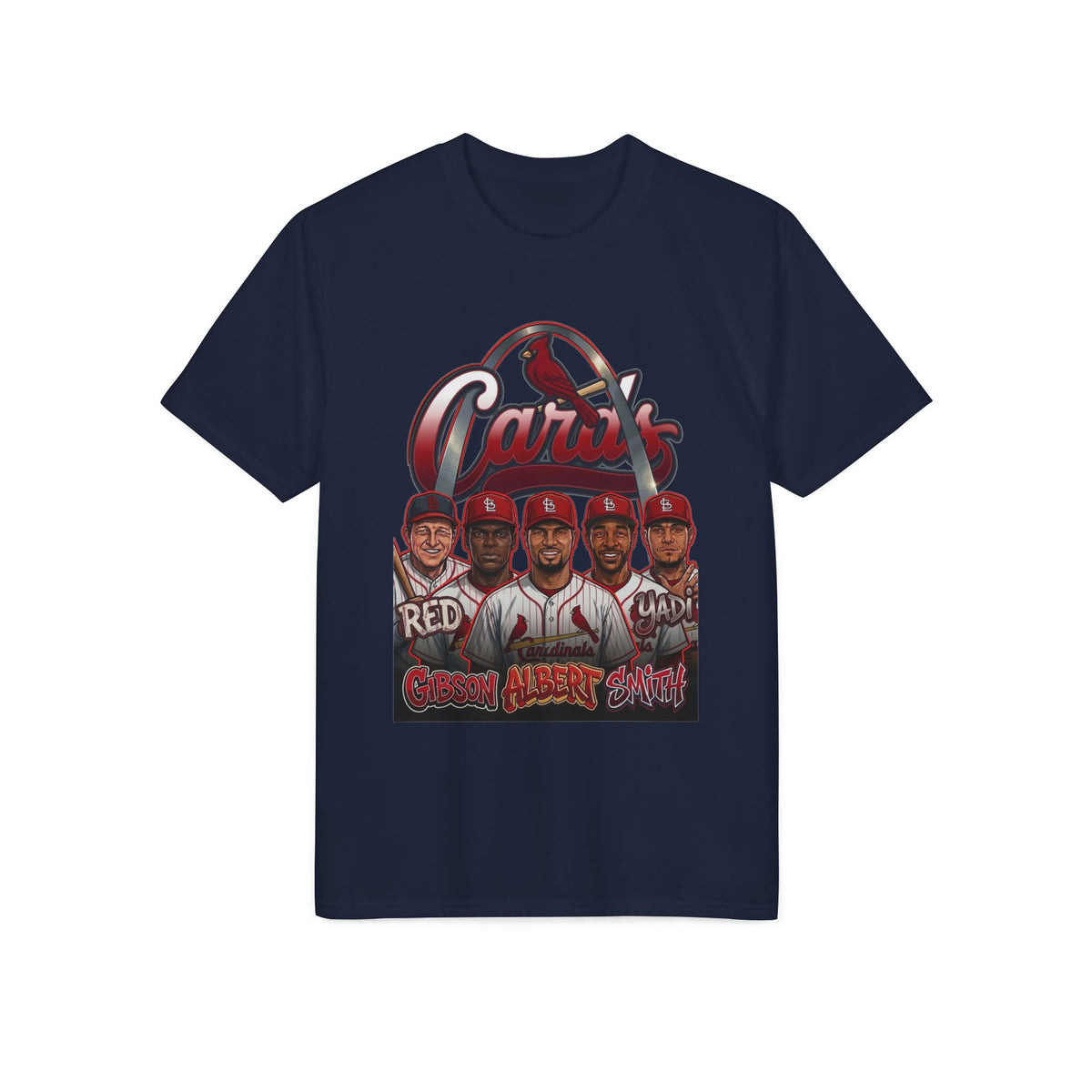 Cardinals Team Portrait Performance T-Shirt — Grand Avenue Squad Graphic