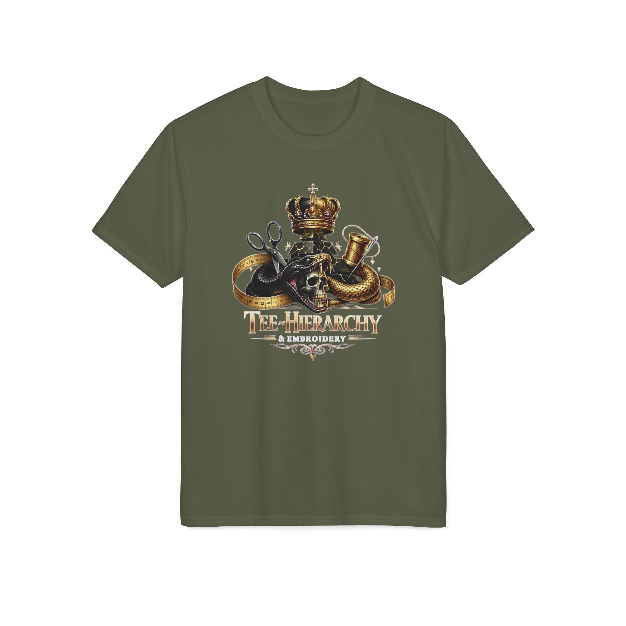 Crowned Octopus Performance T-Shirt – 'Le Triumphant' Nautical Graphic