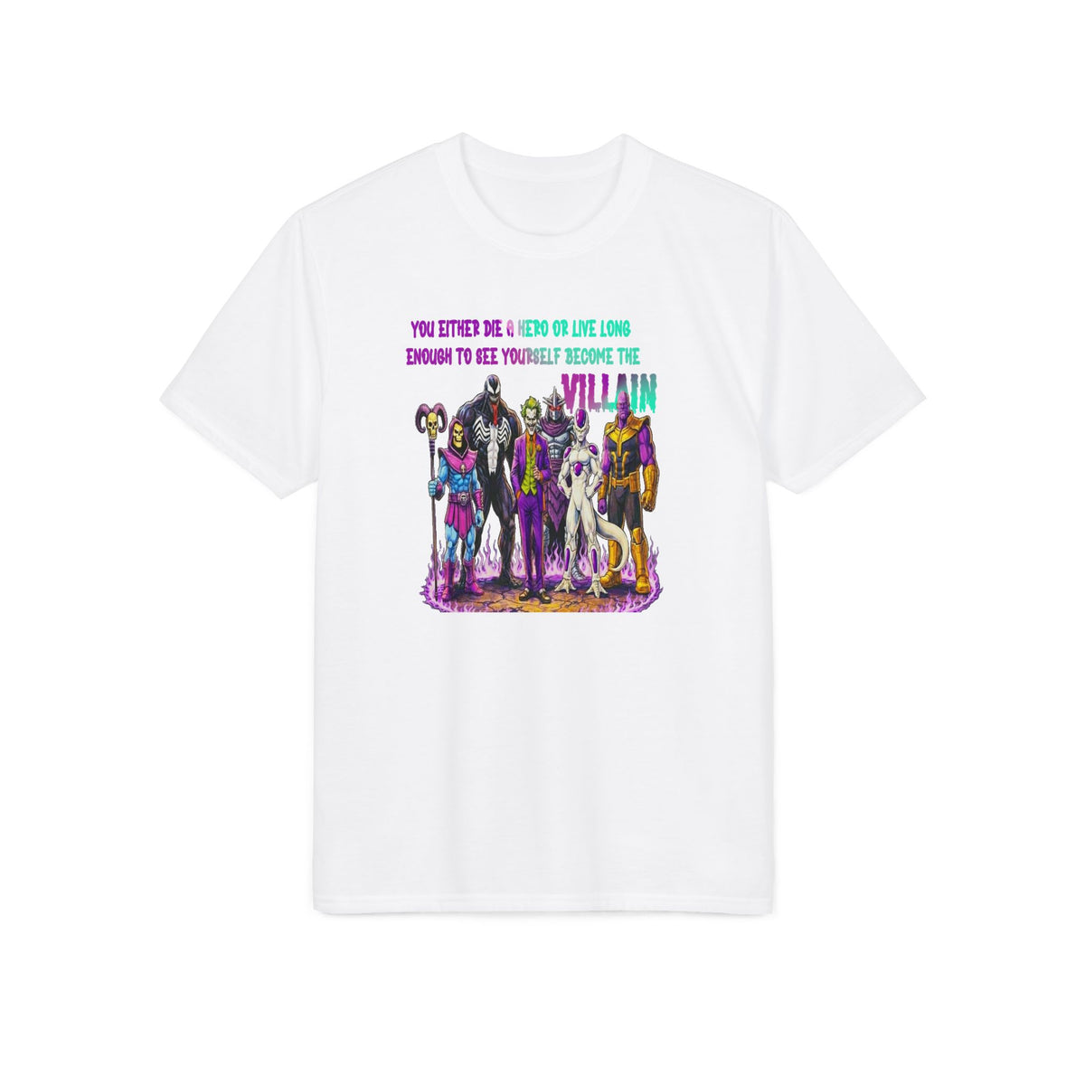 Superhero Squad Graphic T-Shirt — "World Needs Heroes" Team Art