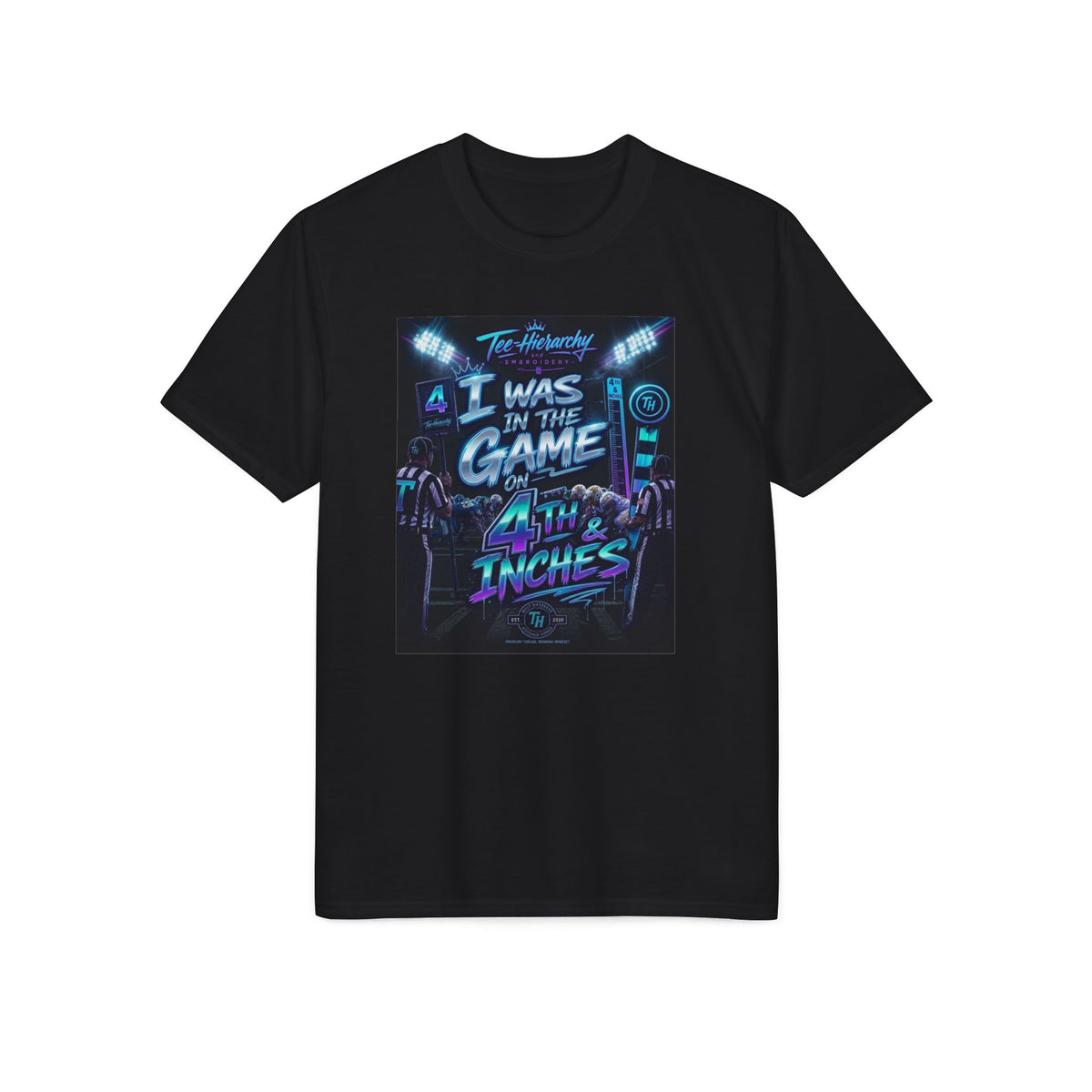 Gaming Retro Neon T-Shirt — "I Was In The Game Until The Inches" Graphic Tee