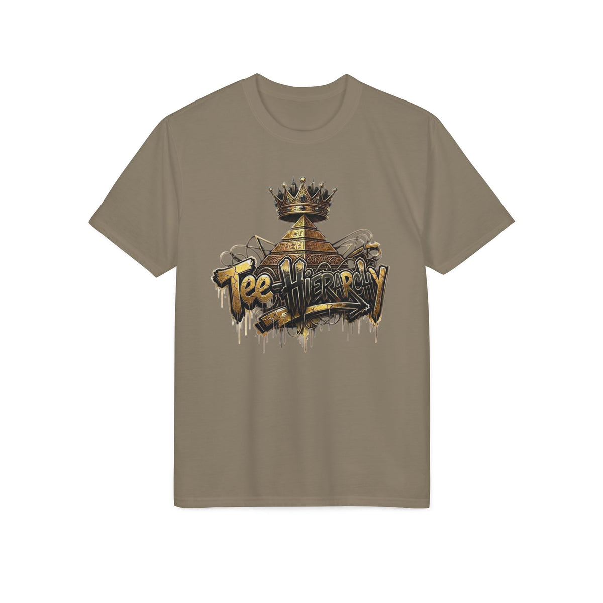 Graffiti Crown Performance T-Shirt — 'Too Worry' Urban Streetwear Graphic Tee
