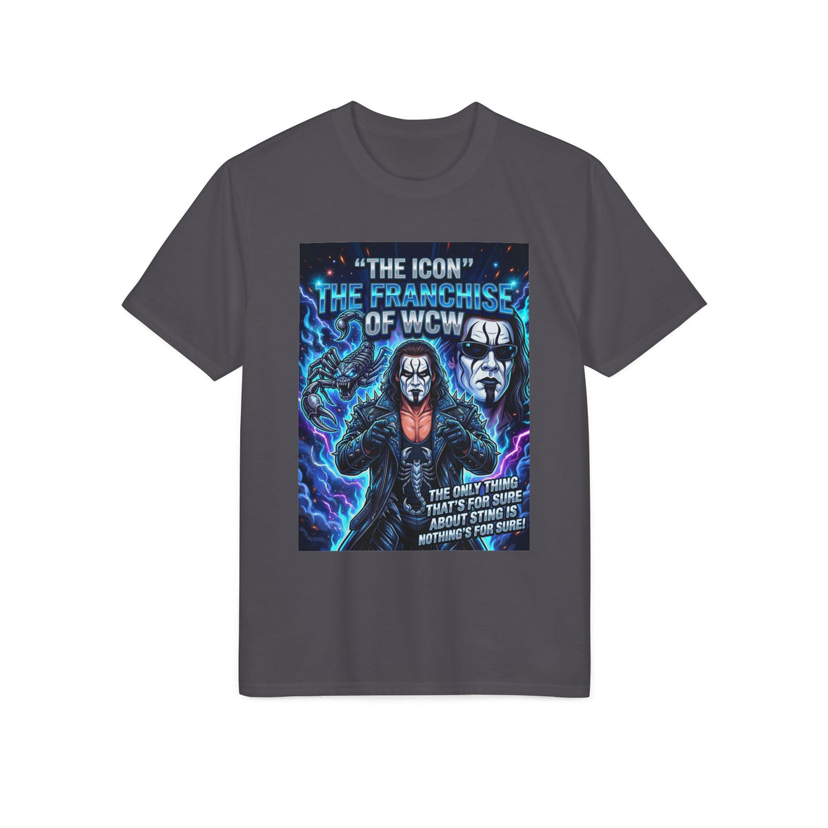 Wrestling Legend Graphic T-Shirt — "The Icon, The Franchise of WCW" Design