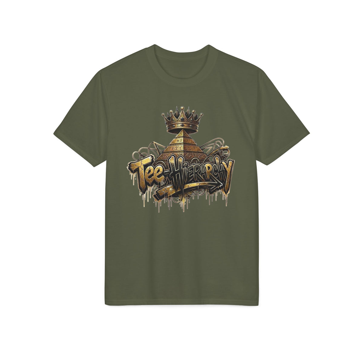 Graffiti Crown Performance T-Shirt — 'Too Worry' Urban Streetwear Graphic Tee