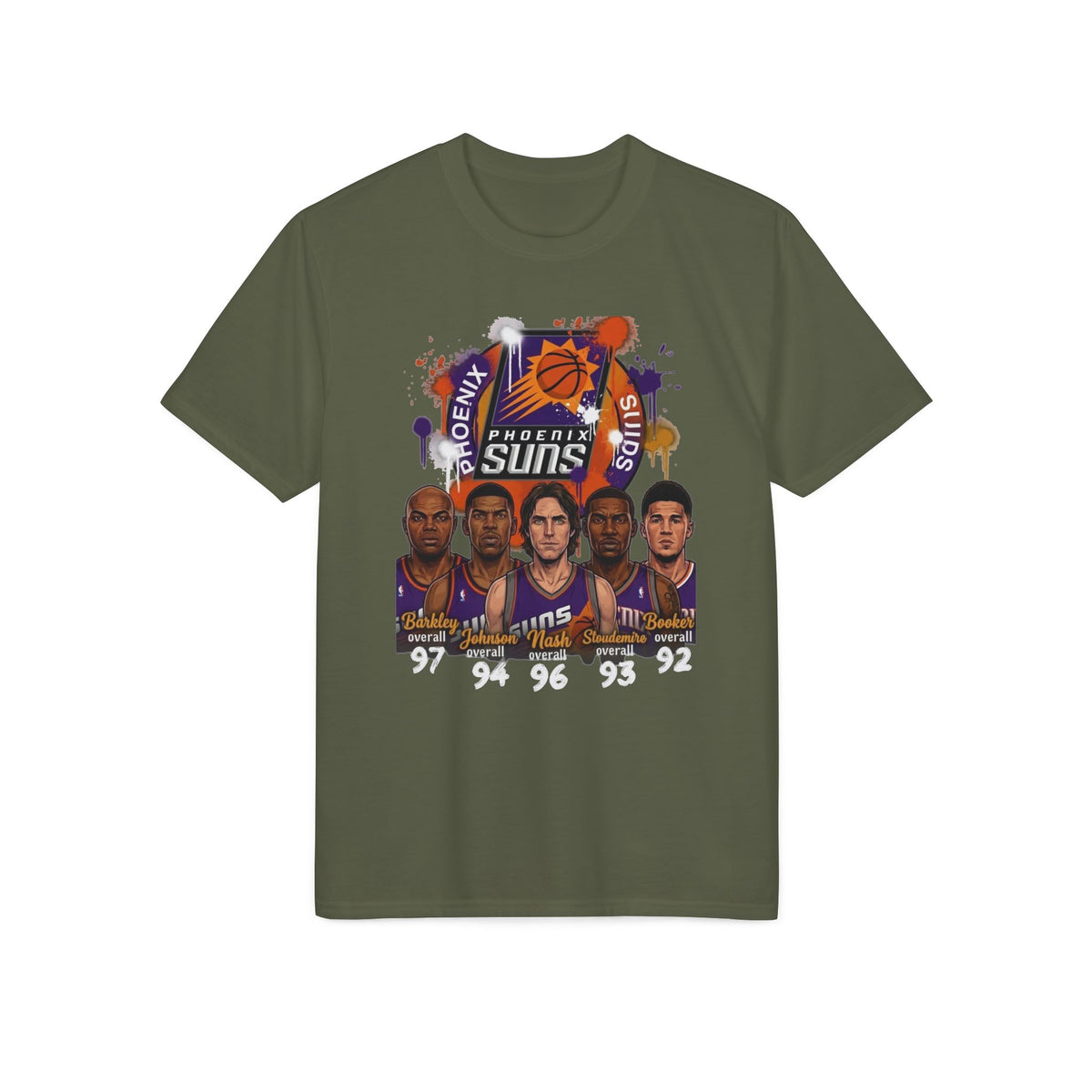 Phoenix Suns Basketball Team Graphic T-Shirt