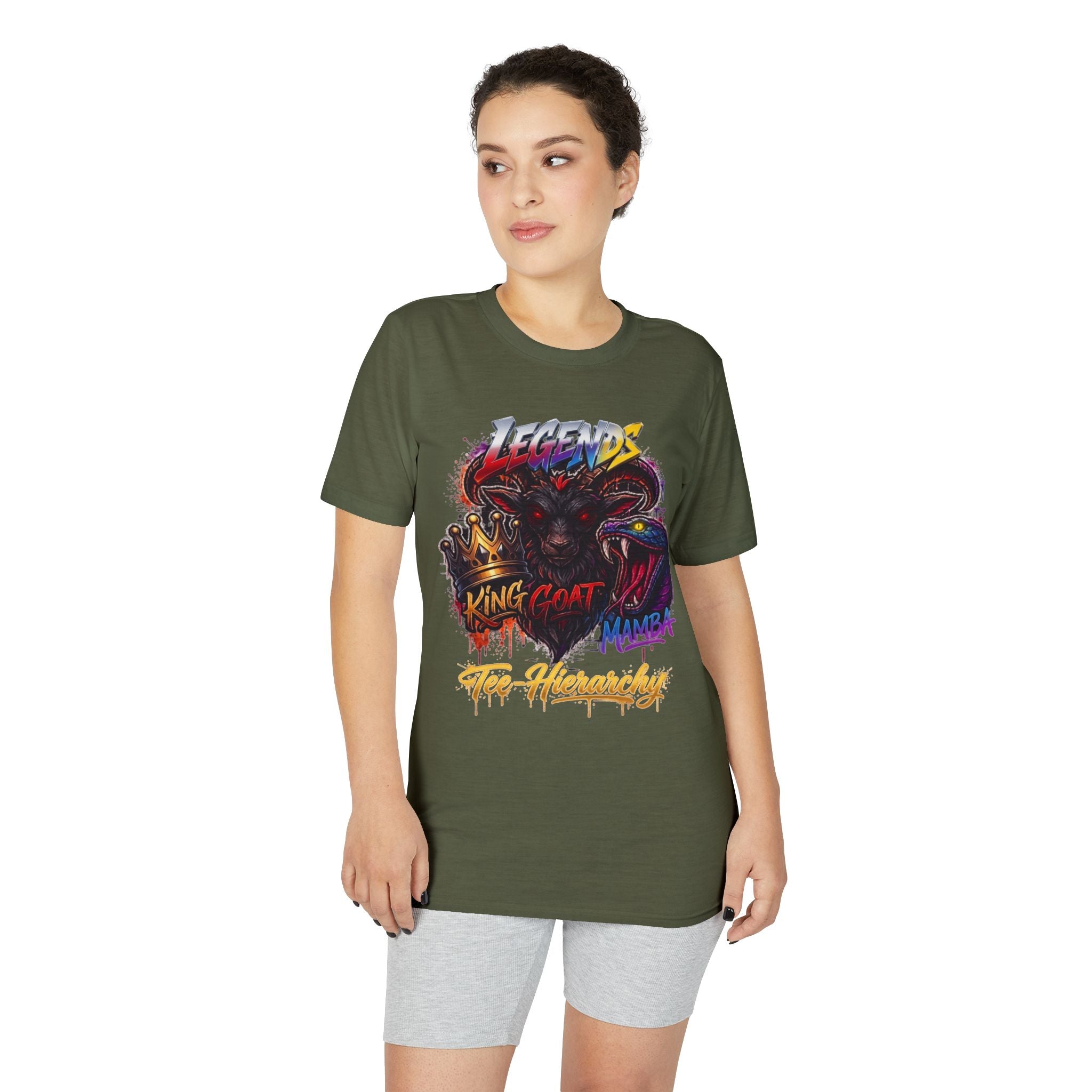 T-Shirt — Retro Monster Racing Graphic Tee (’Legend’ Neon Streetwear)