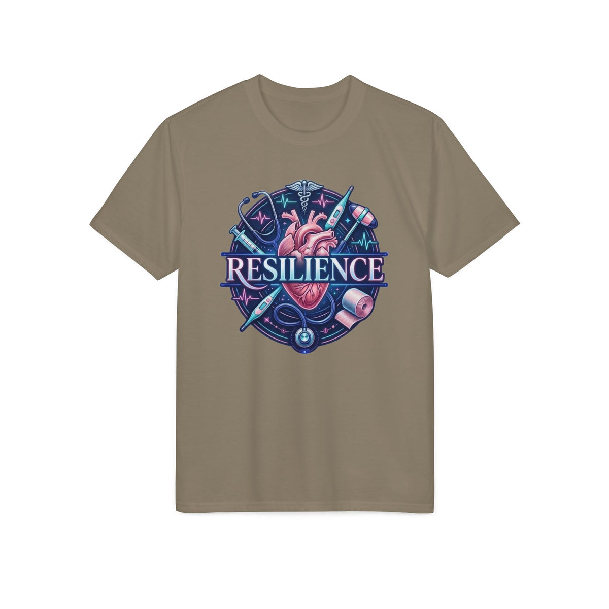 Resilience Heart Design T‑Shirt