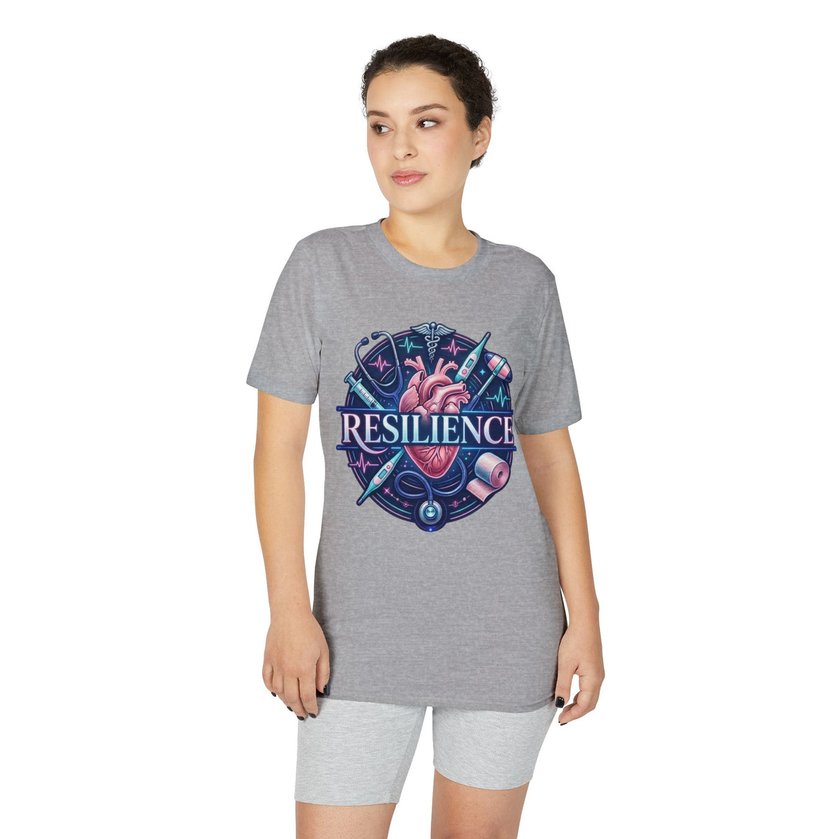 Resilience Heart Design T‑Shirt