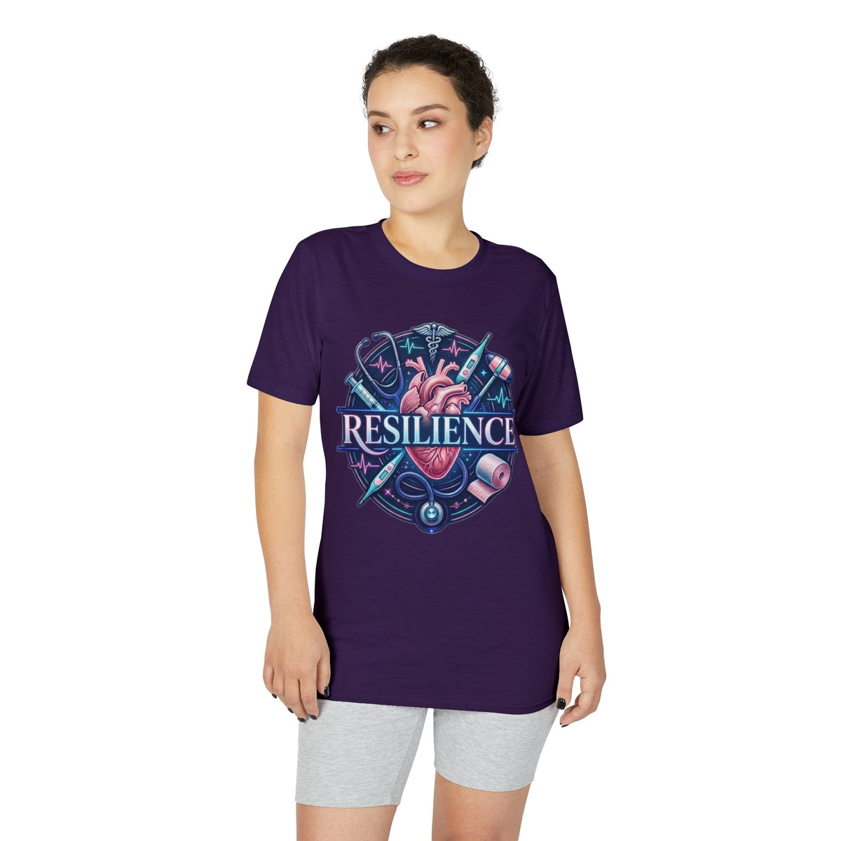 Resilience Heart Design T‑Shirt