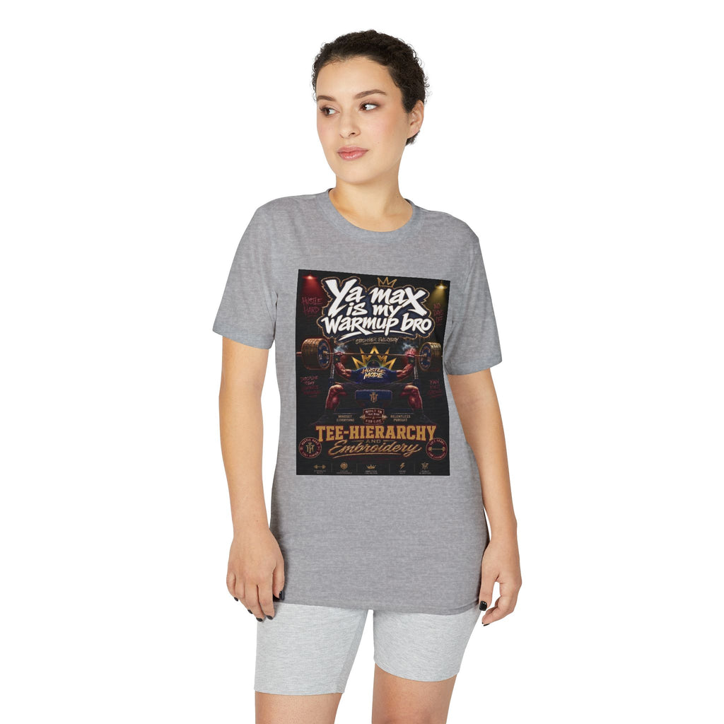 Ya Max Is My Warmup Pro T-Shirt — Tee-Hierarchy Boxing Graphic Performance Tee