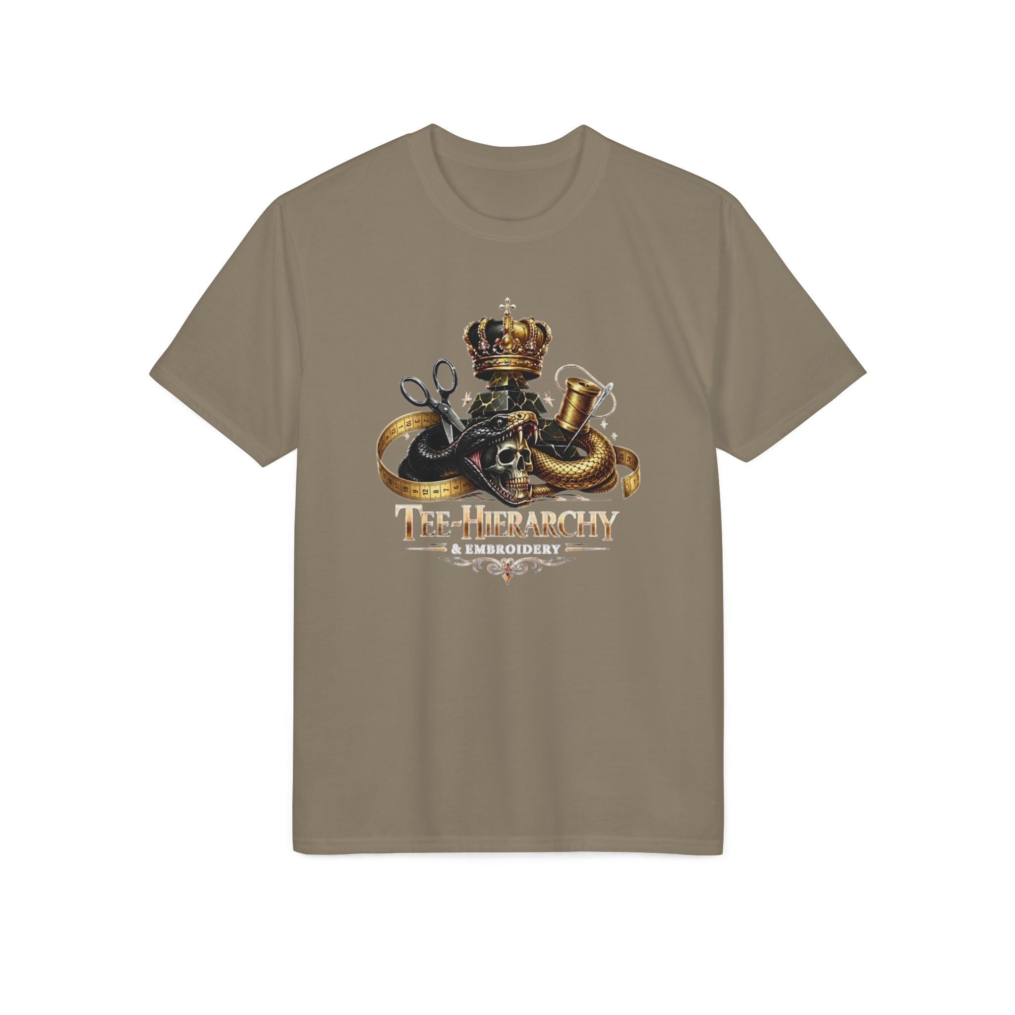 Crowned Octopus Performance T-Shirt – 'Le Triumphant' Nautical Graphic