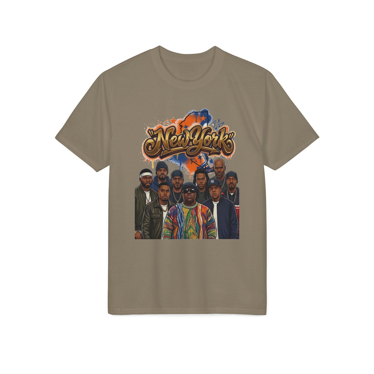 New York Hip Hop Crew Graphic T-Shirt