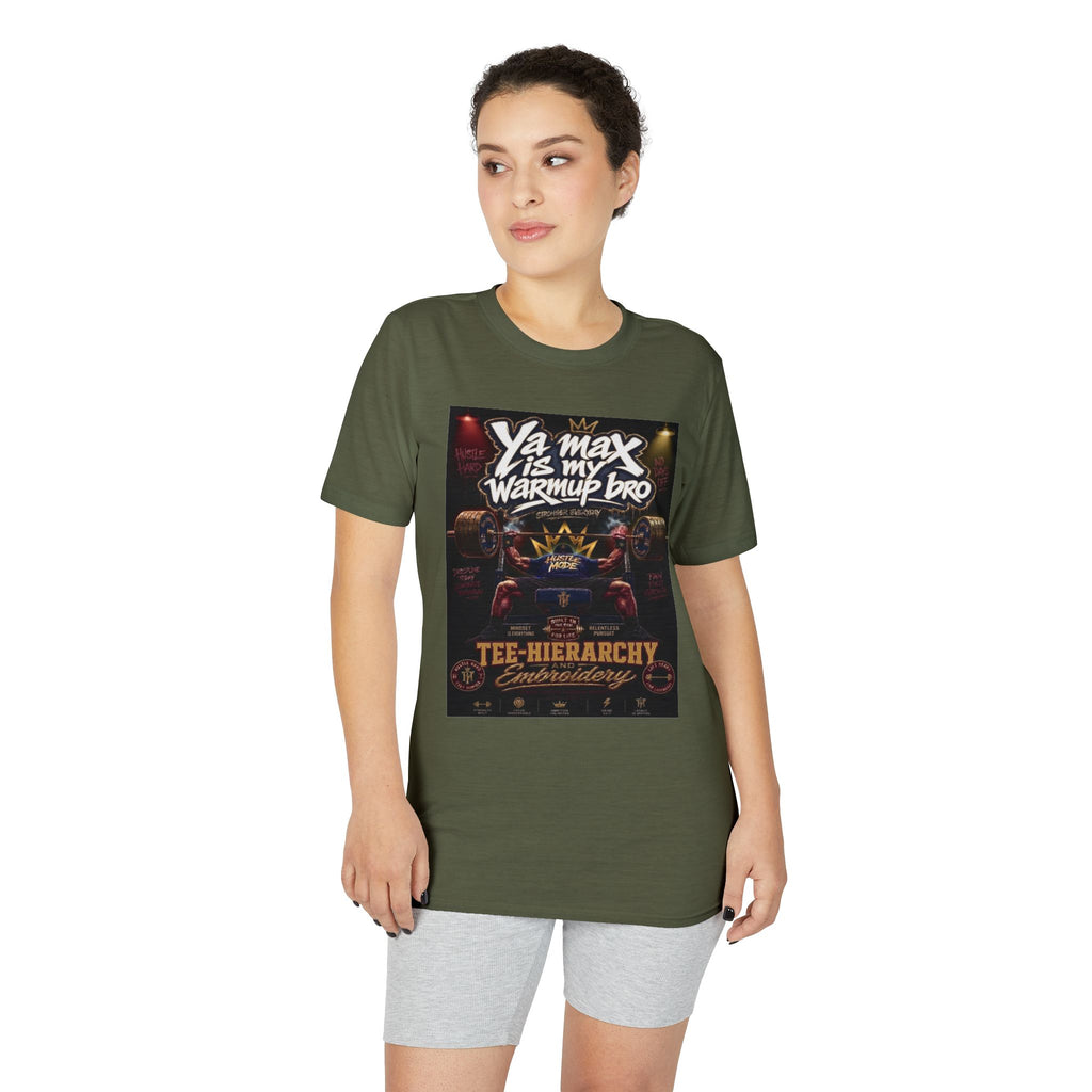 Ya Max Is My Warmup Pro T-Shirt — Tee-Hierarchy Boxing Graphic Performance Tee