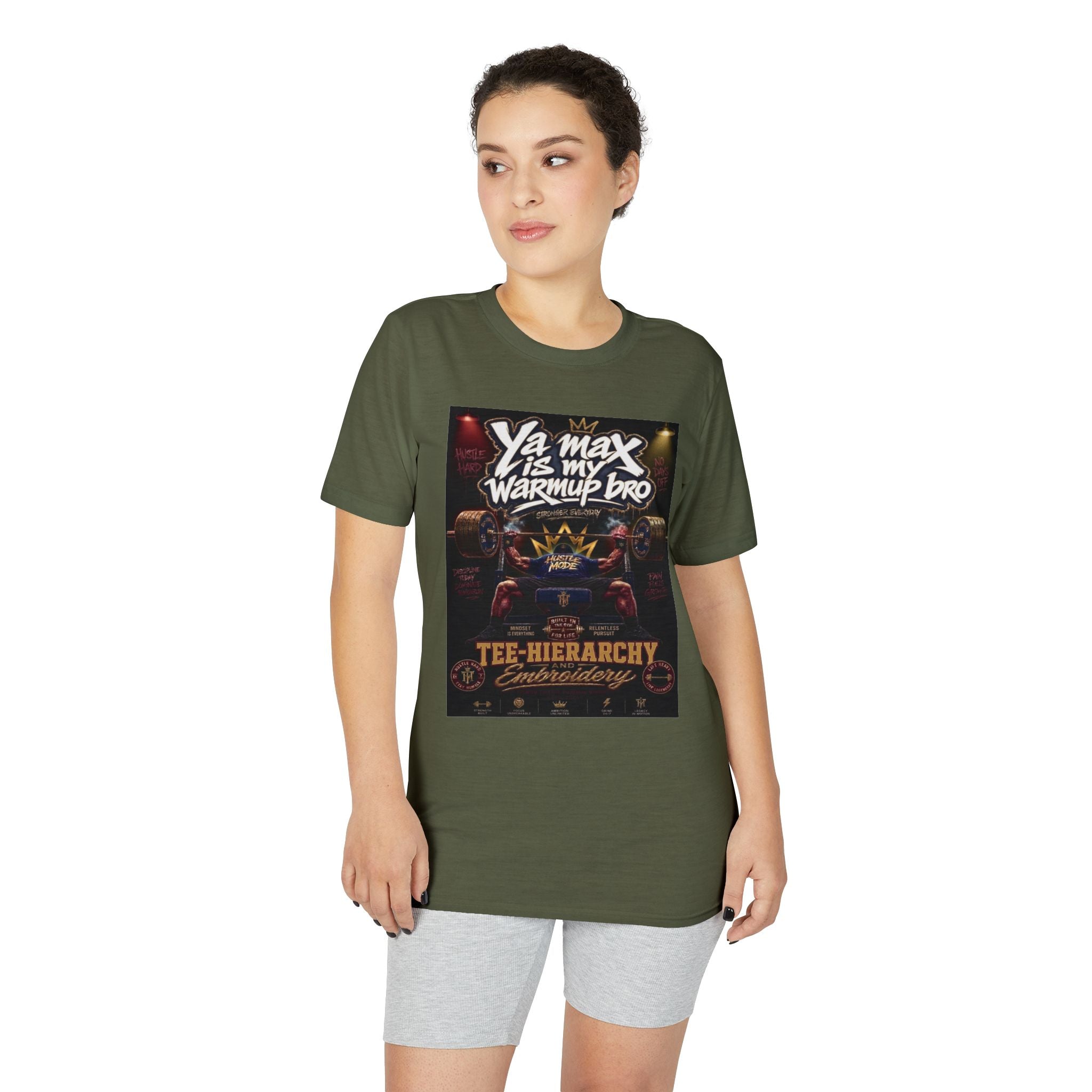 Ya Max Is My Warmup Pro T-Shirt — Tee-Hierarchy Boxing Graphic Performance Tee