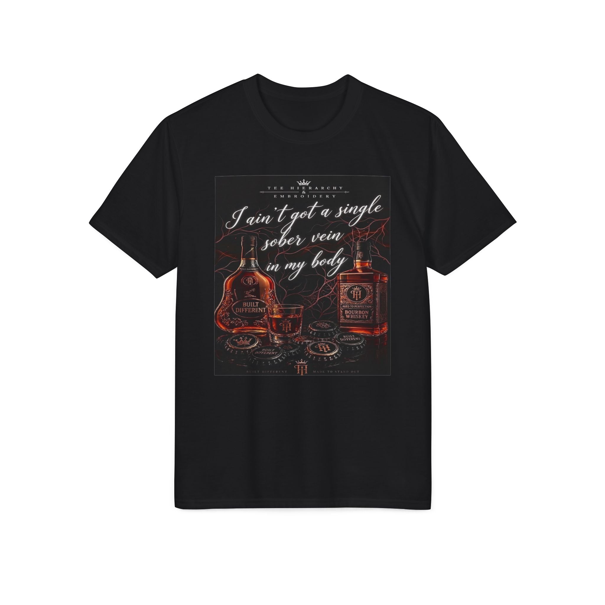 Whiskey Vibes T-Shirt — "I Ain't Got a Single Vibe in My Body" Vintage Spirits Tee
