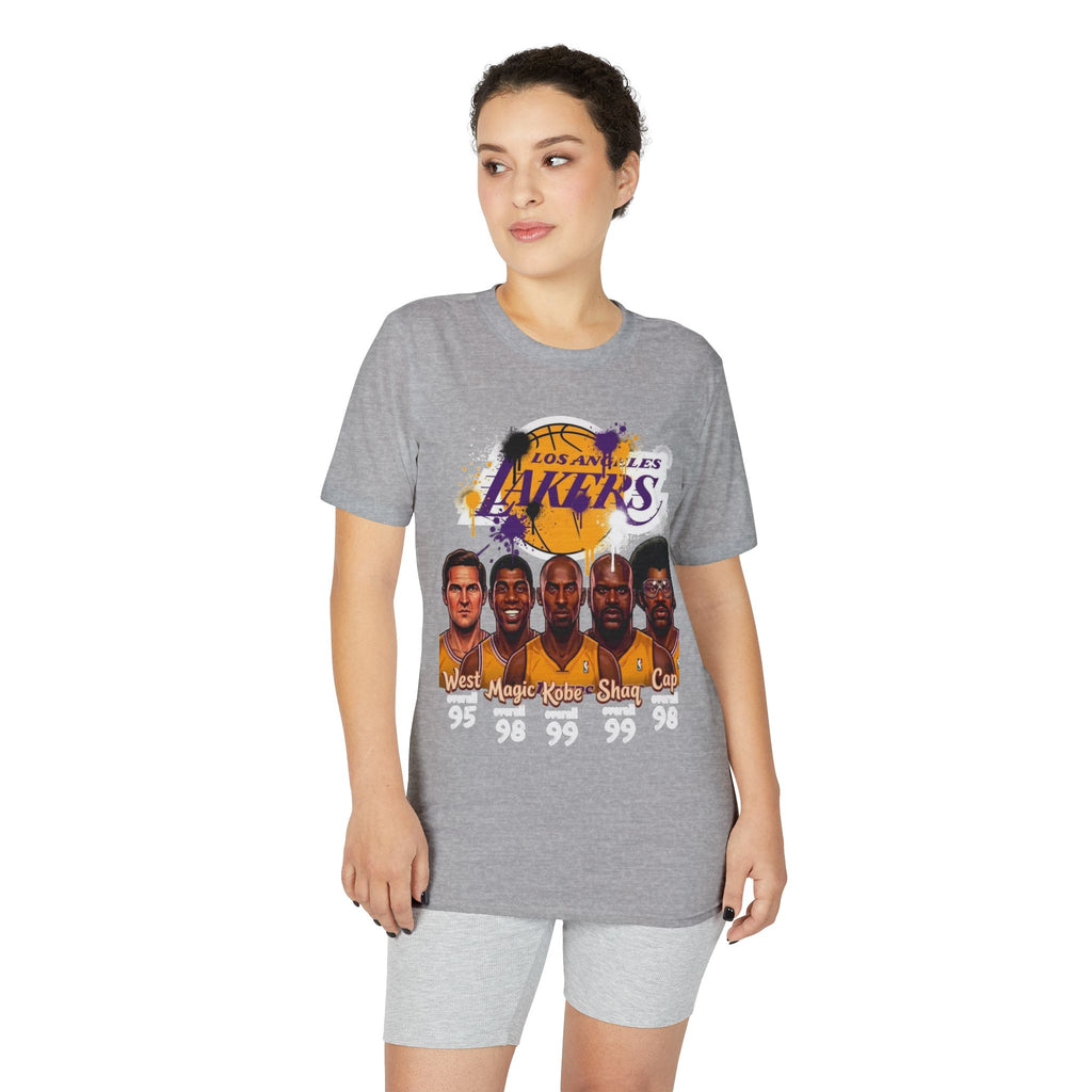 Los Angeles Lakers Legends T-Shirt — West, Magic, Kobe, Shaq, Kareem Squad