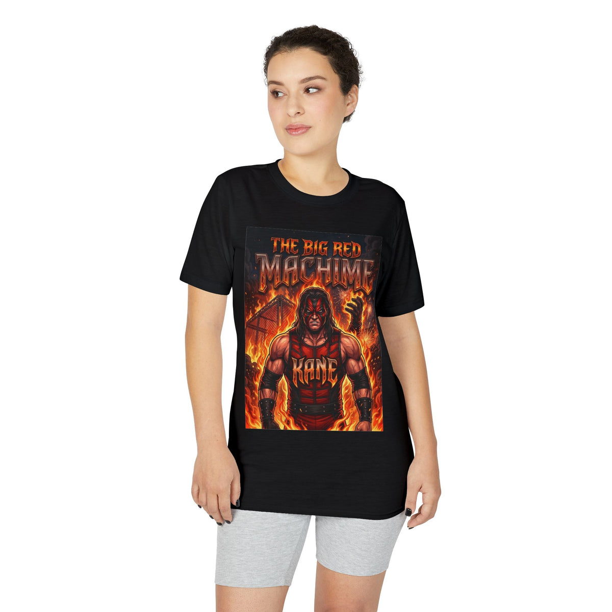 Red Machine" Wrestling Graphic T-Shirt