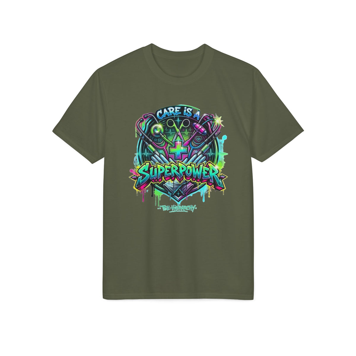 Care Is a Superpower Graphic T-Shirt