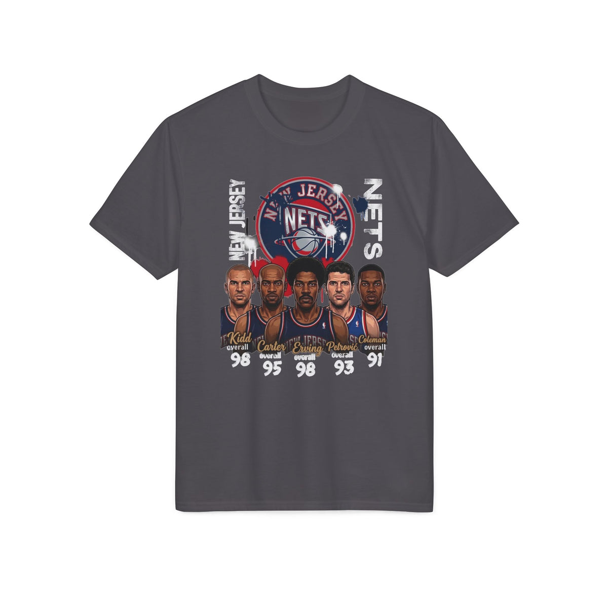Brooklyn Nets Legends Team Portrait T-Shirt