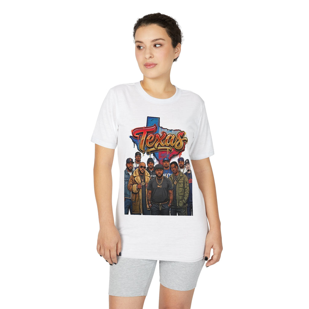 Texas Crew Illustration T-Shirt — Lone Star City Portrait Tee