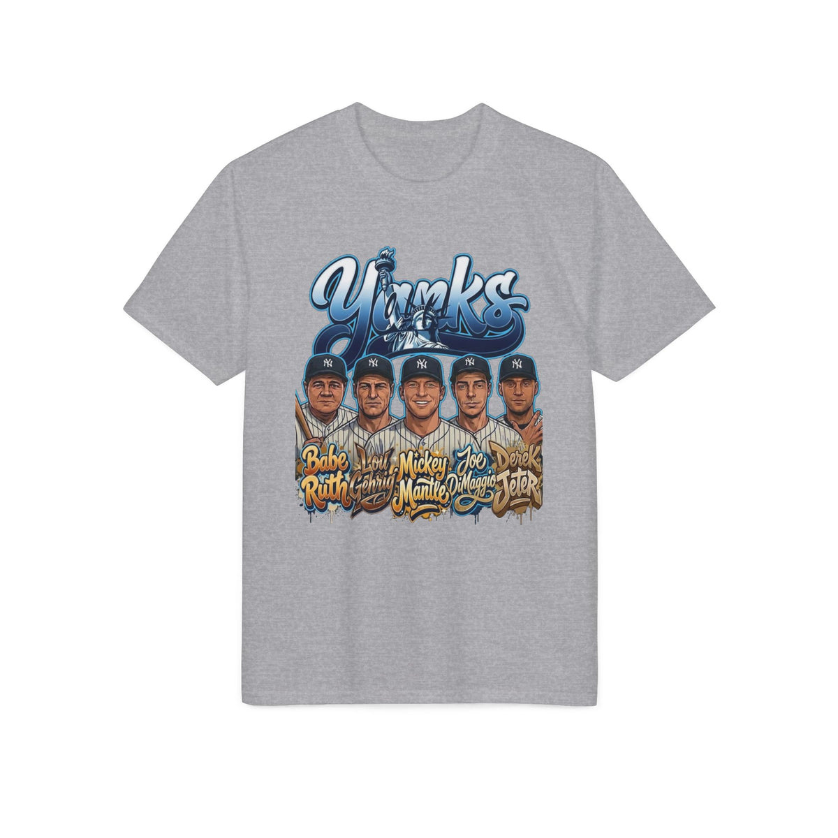 Baseball Team Portrait T-Shirt — Vintage Player Names Graphic Tee