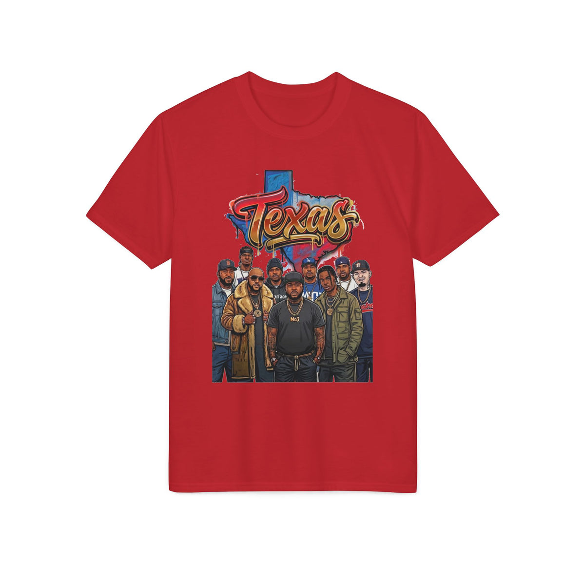 Texas Crew Illustration T-Shirt — Lone Star City Portrait Tee