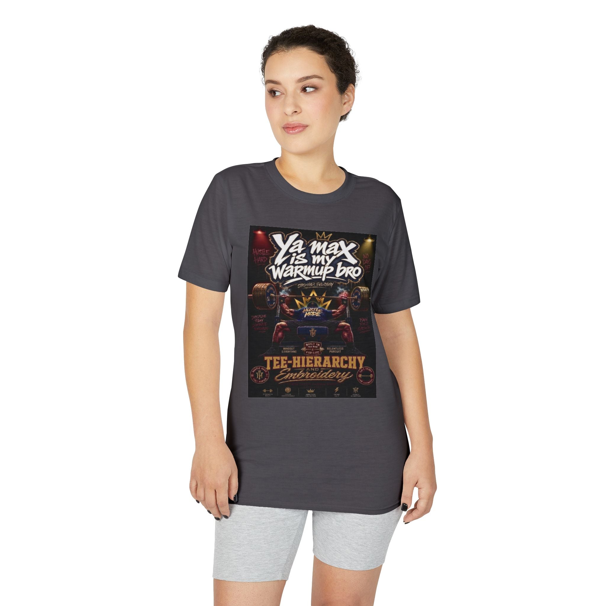 Ya Max Is My Warmup Pro T-Shirt — Tee-Hierarchy Boxing Graphic Performance Tee