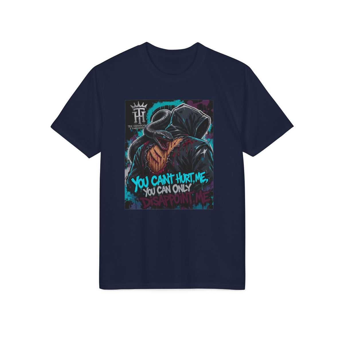 You Can’t Hurt Me Graphic T-Shirt — Hooded Figure Streetwear Tee