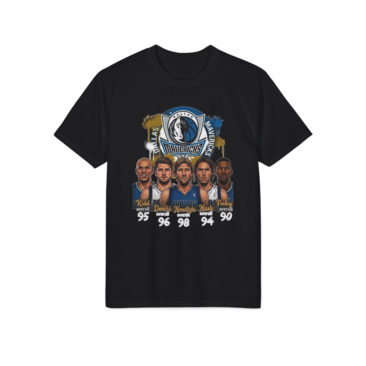 Dallas Mavericks Basketball Team Portrait T-Shirt