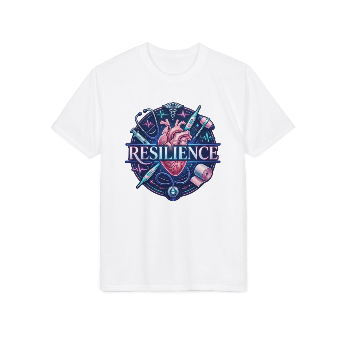 Resilience Heart Design T‑Shirt