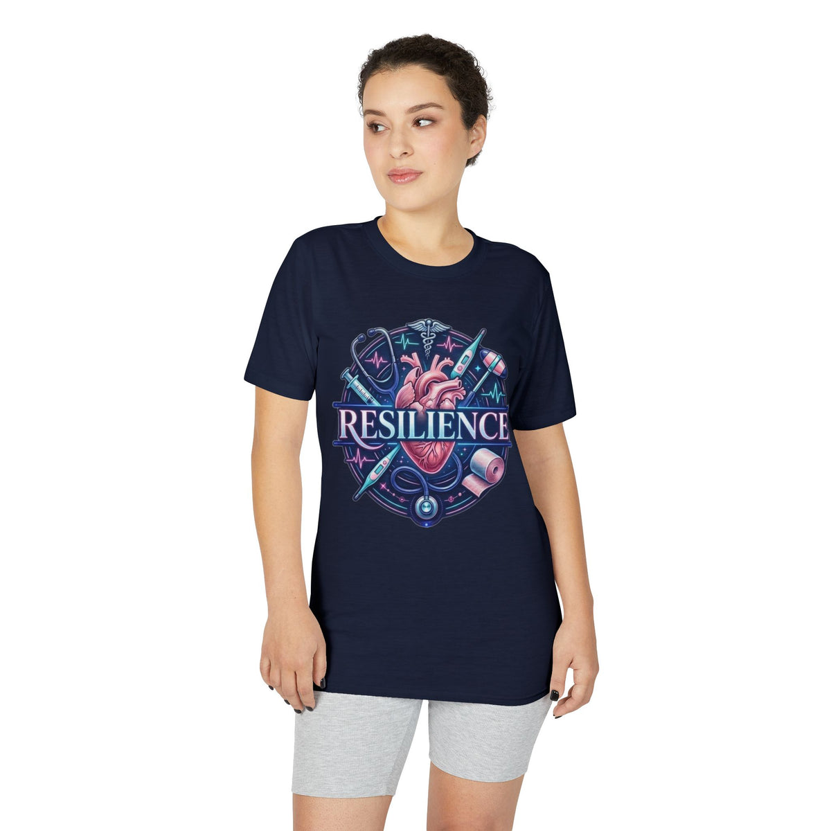 Resilience Heart Design T‑Shirt