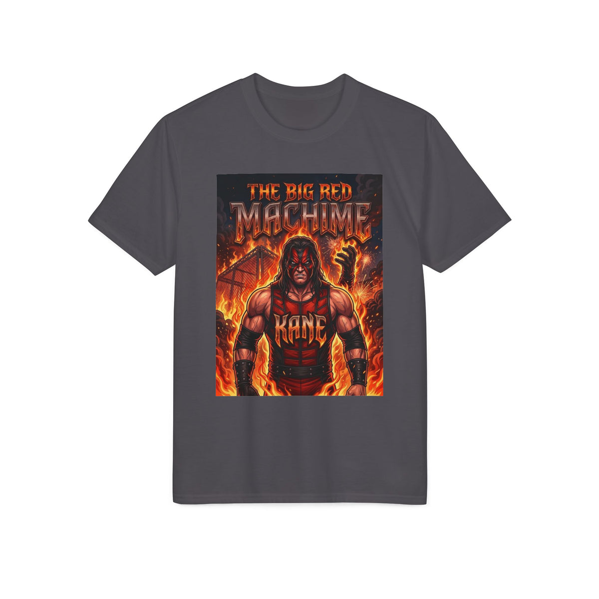 Red Machine" Wrestling Graphic T-Shirt