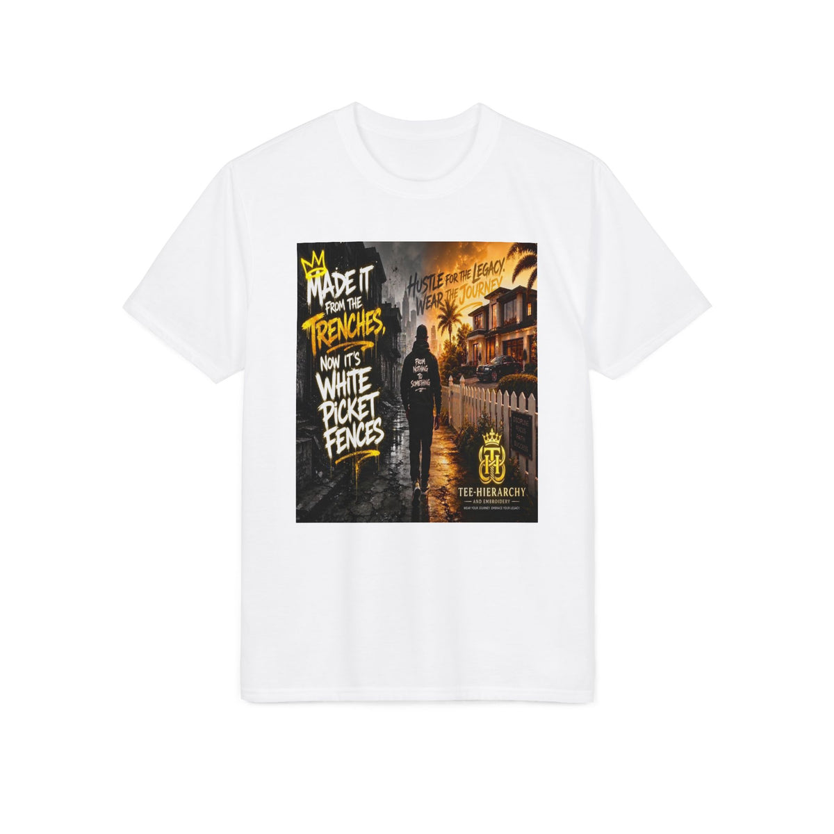 Made It Through the Trenches T-Shirt — Motivational Urban Graphic Tee