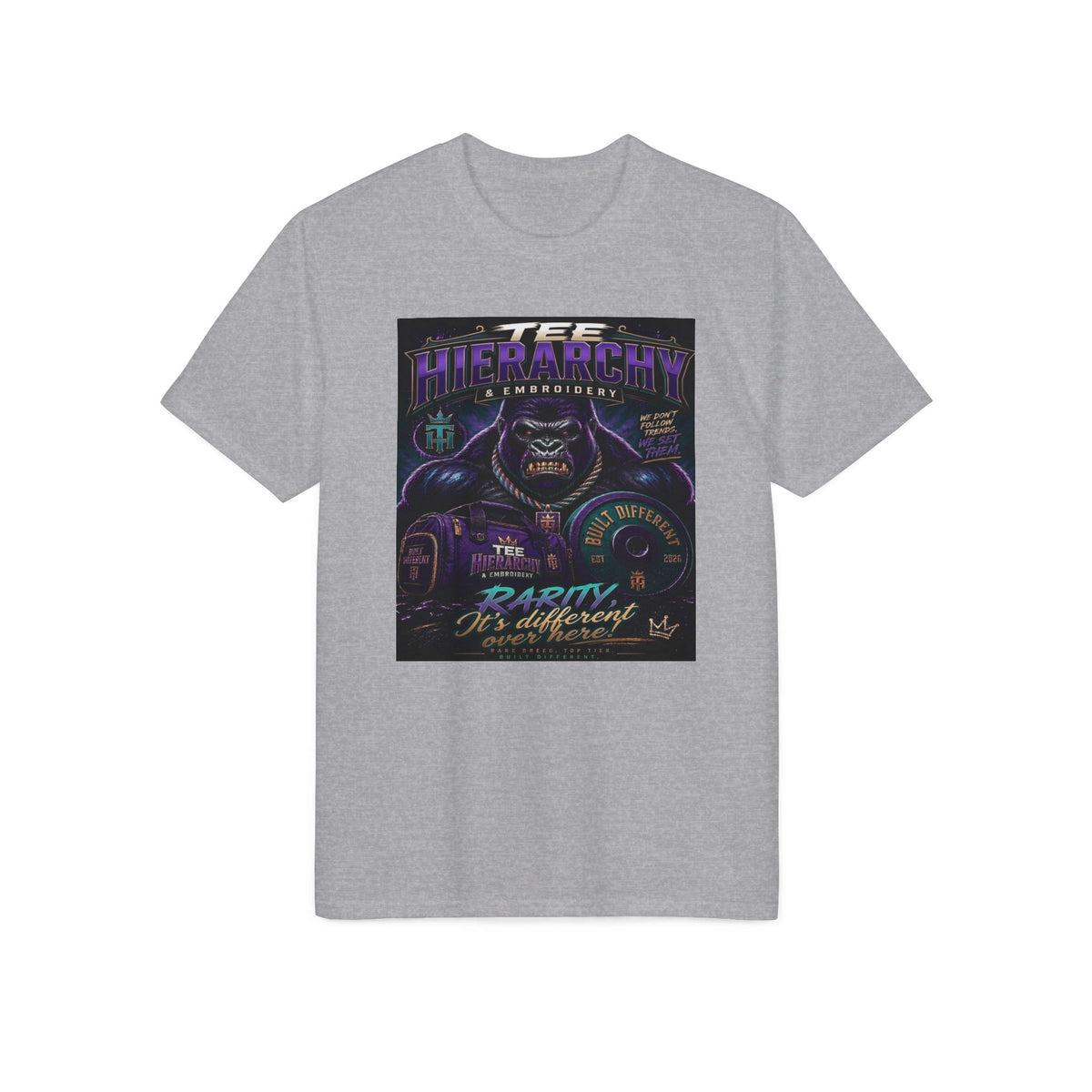 Retro Arcade Racing T-Shirt — 'Rarety Is Authentic' Neon Gaming Tee