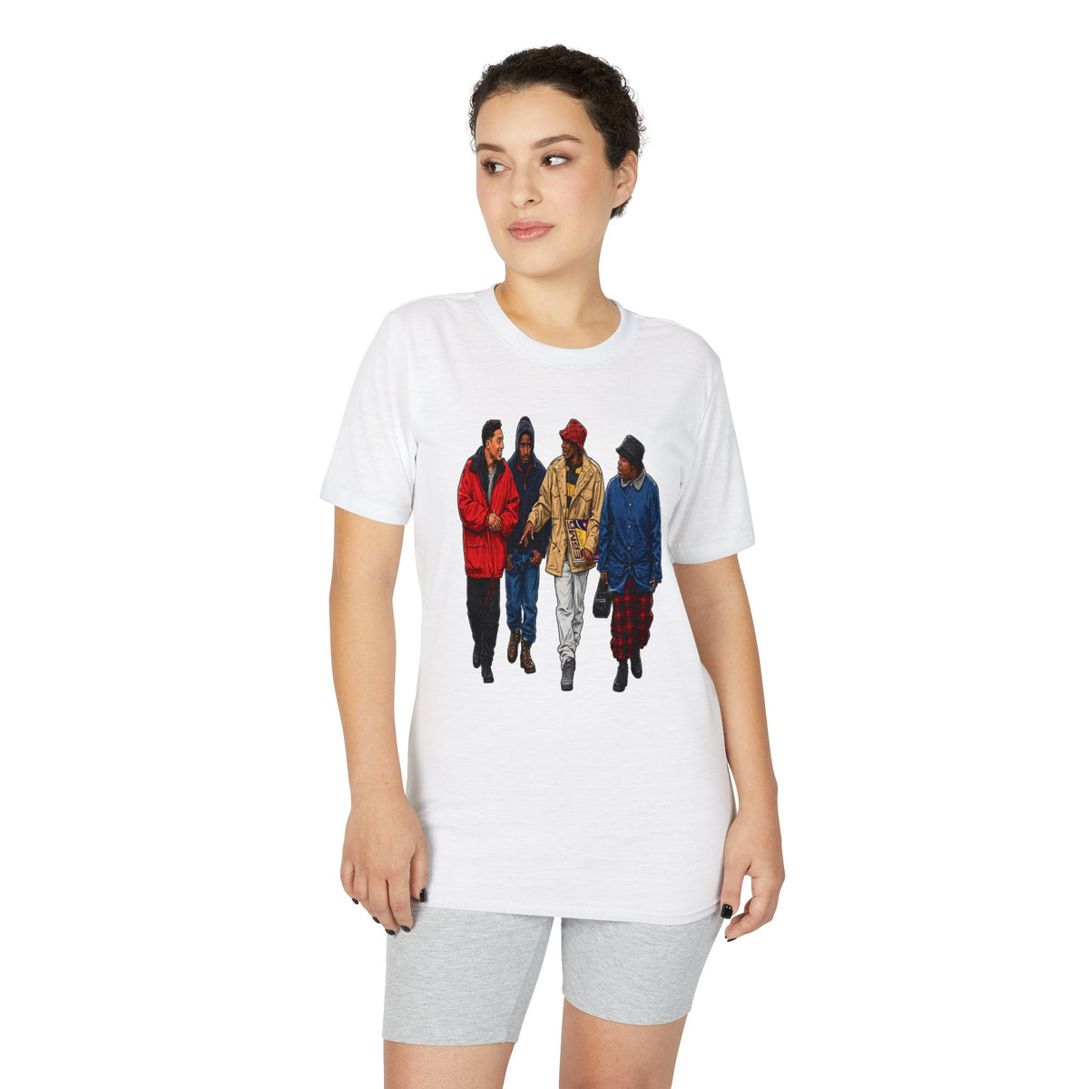Group of Friends Streetwear T-Shirt — Cozy Urban Crew Graphic Tee
