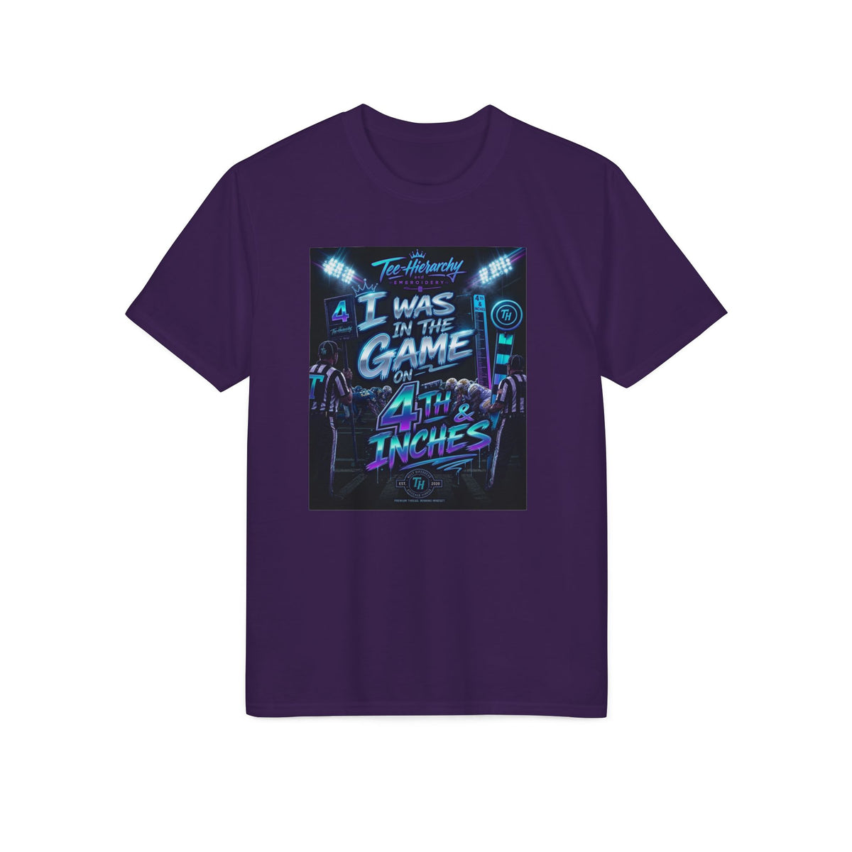 Gaming Retro Neon T-Shirt — "I Was In The Game Until The Inches" Graphic Tee