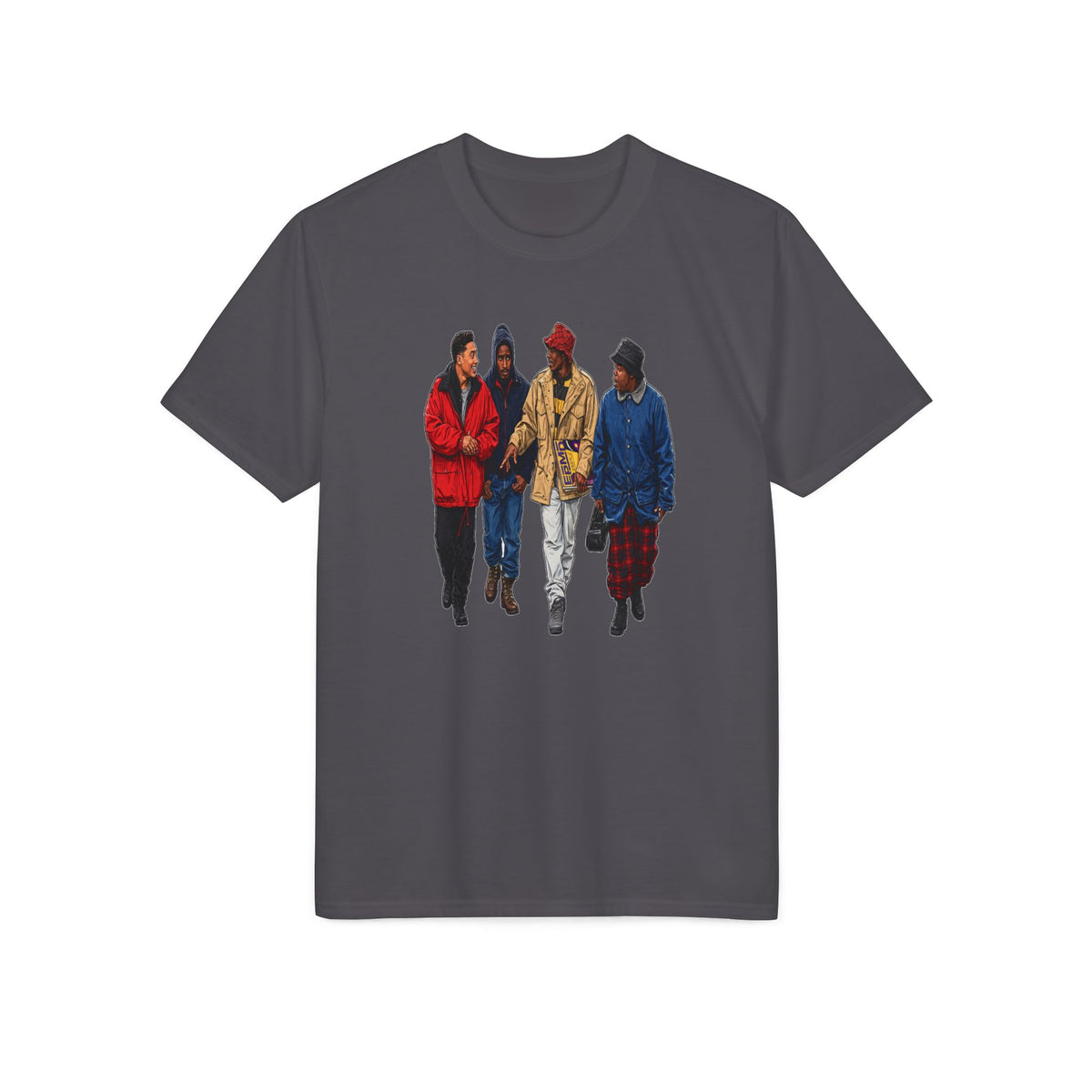 Group of Friends Streetwear T-Shirt — Cozy Urban Crew Graphic Tee