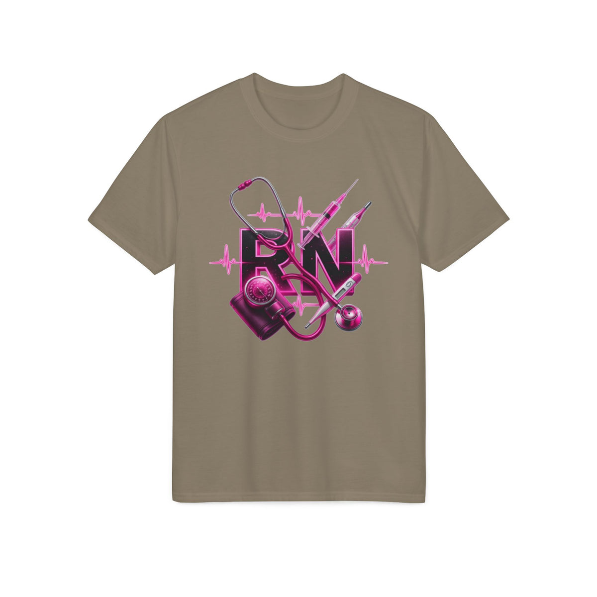 Strength Heal Anchor Octopus Graphic T-Shirt — Courage Care Compassion Design