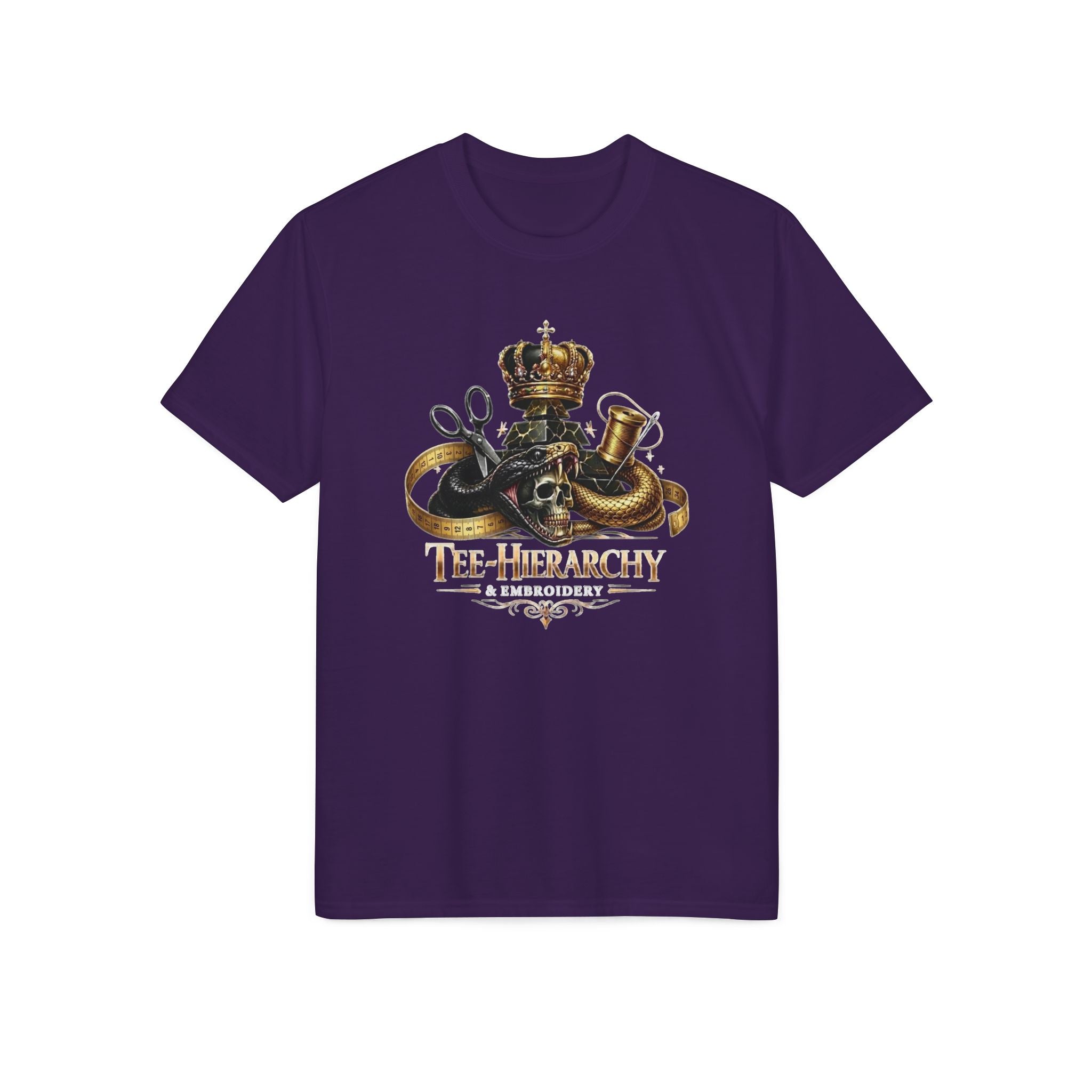 Crowned Octopus Performance T-Shirt – 'Le Triumphant' Nautical Graphic
