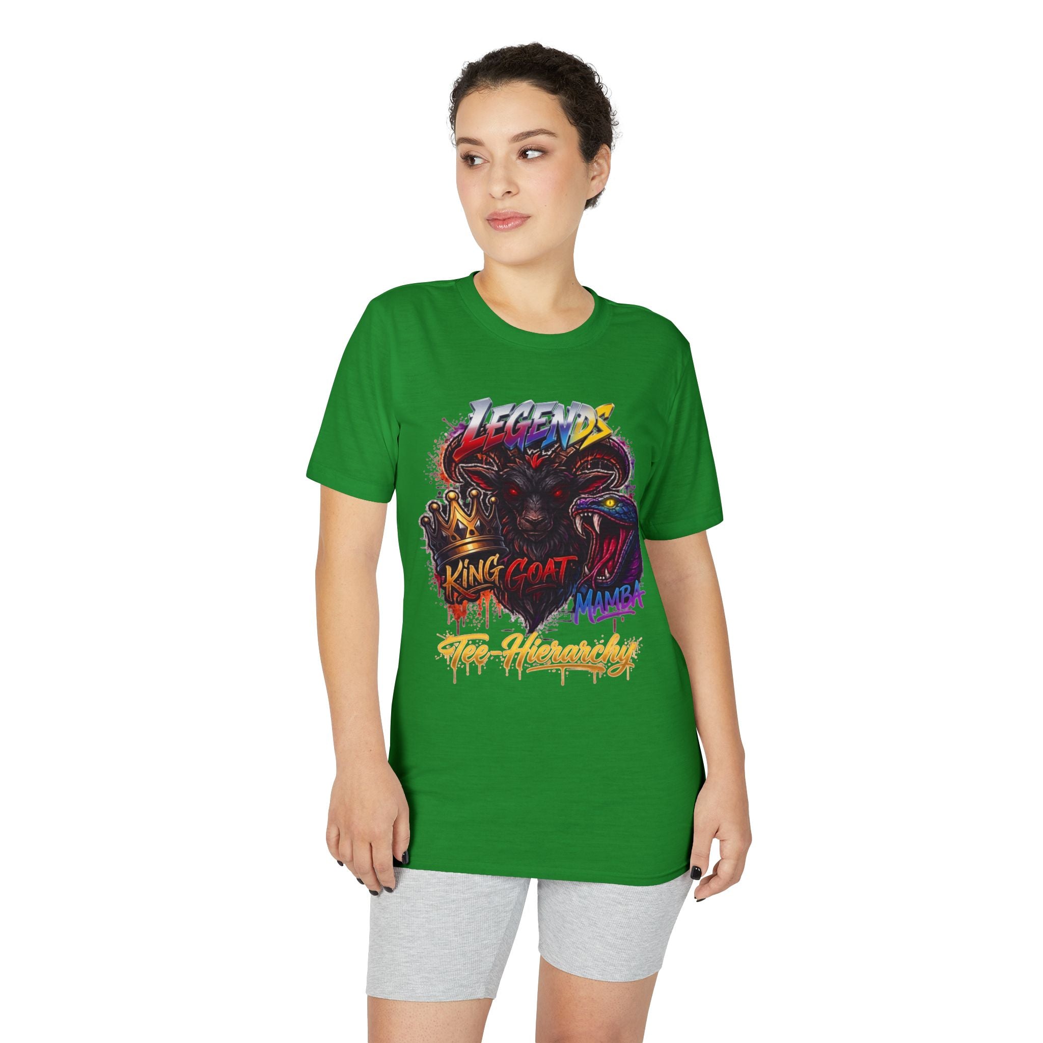 T-Shirt — Retro Monster Racing Graphic Tee (’Legend’ Neon Streetwear)