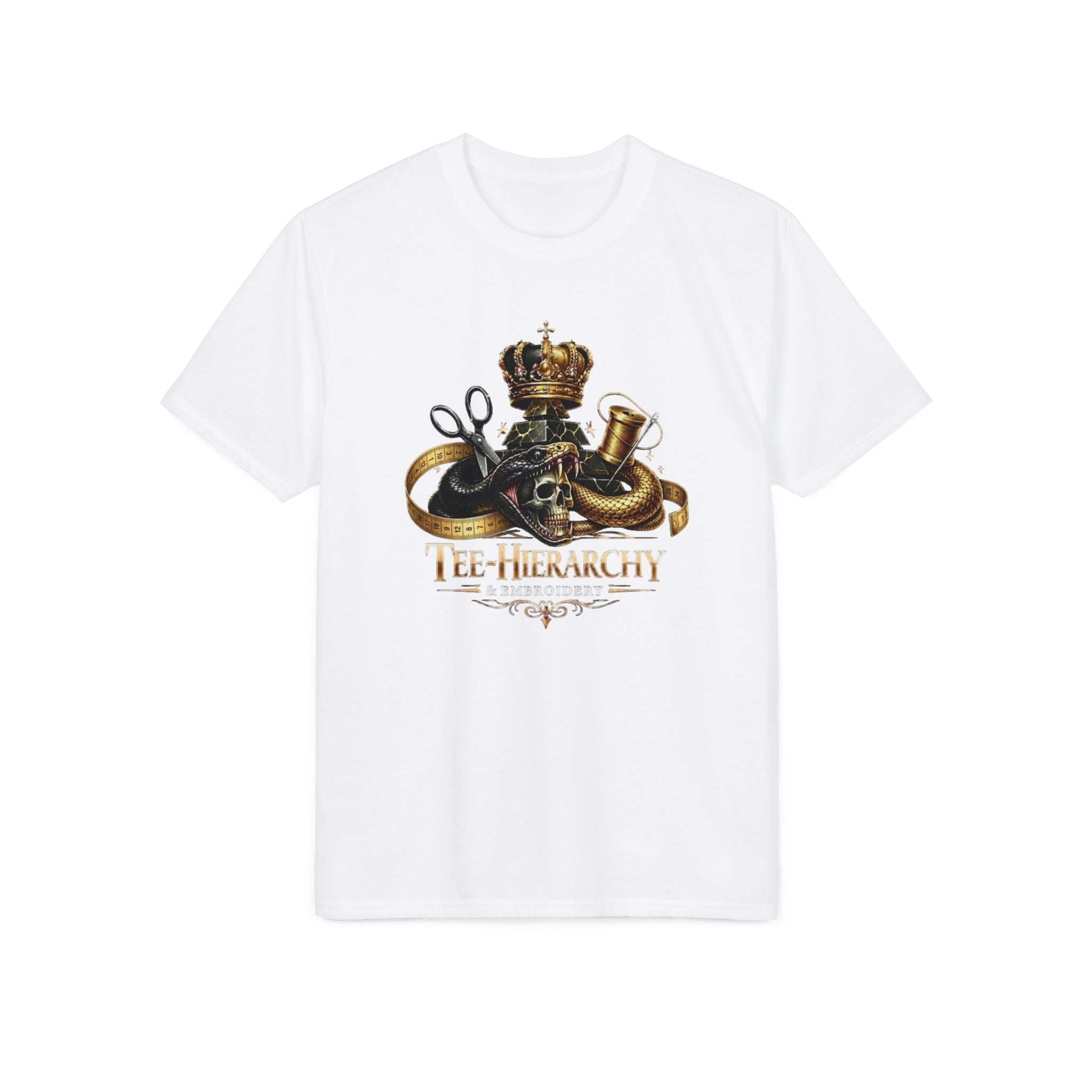 Crowned Octopus Performance T-Shirt – 'Le Triumphant' Nautical Graphic