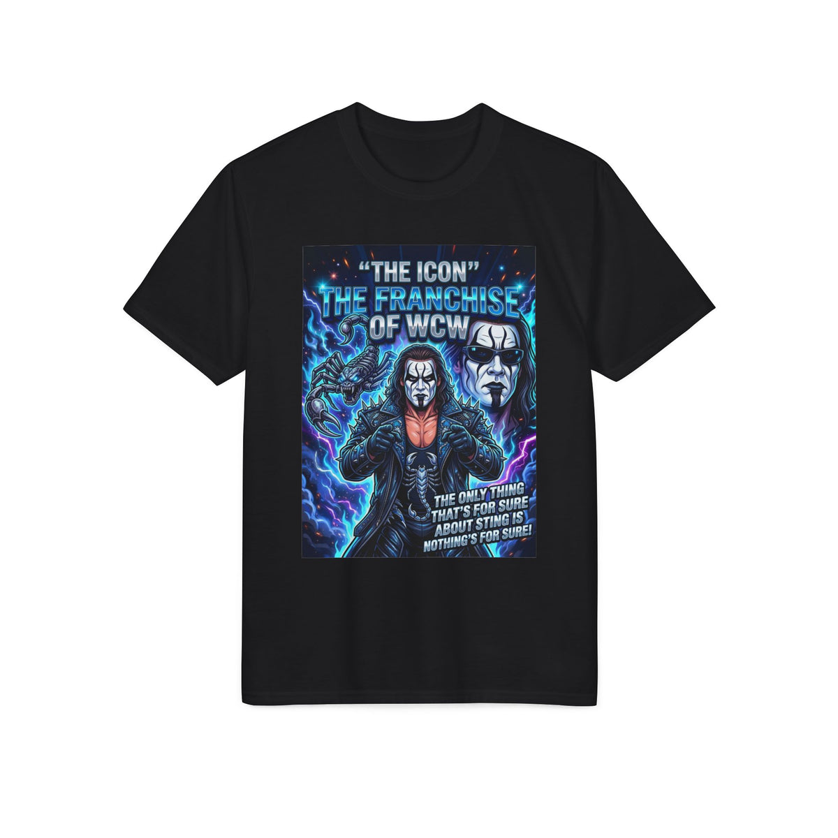 Wrestling Legend Graphic T-Shirt — "The Icon, The Franchise of WCW" Design