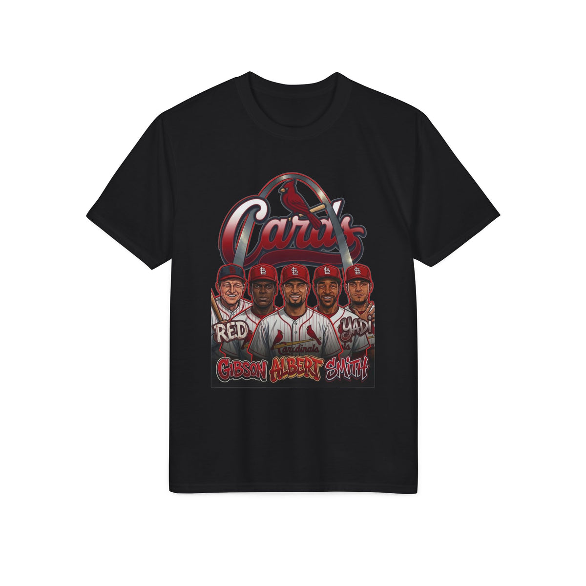 Cardinals Team Portrait Performance T-Shirt — Grand Avenue Squad Graphic