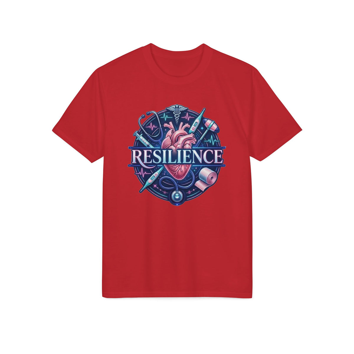 Resilience Heart Design T‑Shirt